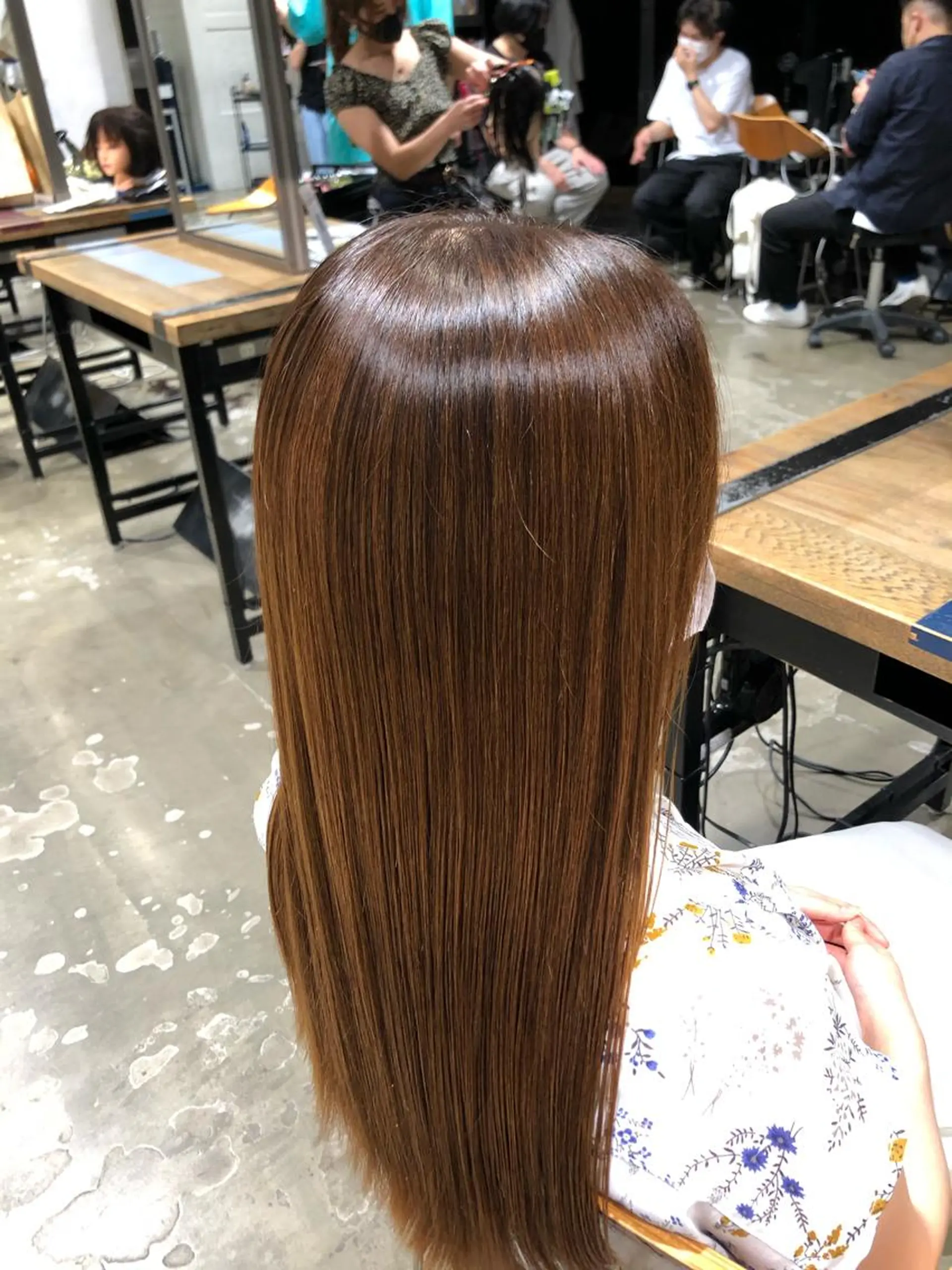 ロング カラー ヘアアレンジ 【柔らか透明感✨/ 似合せ前髪】大石葉月のヘアスタイル