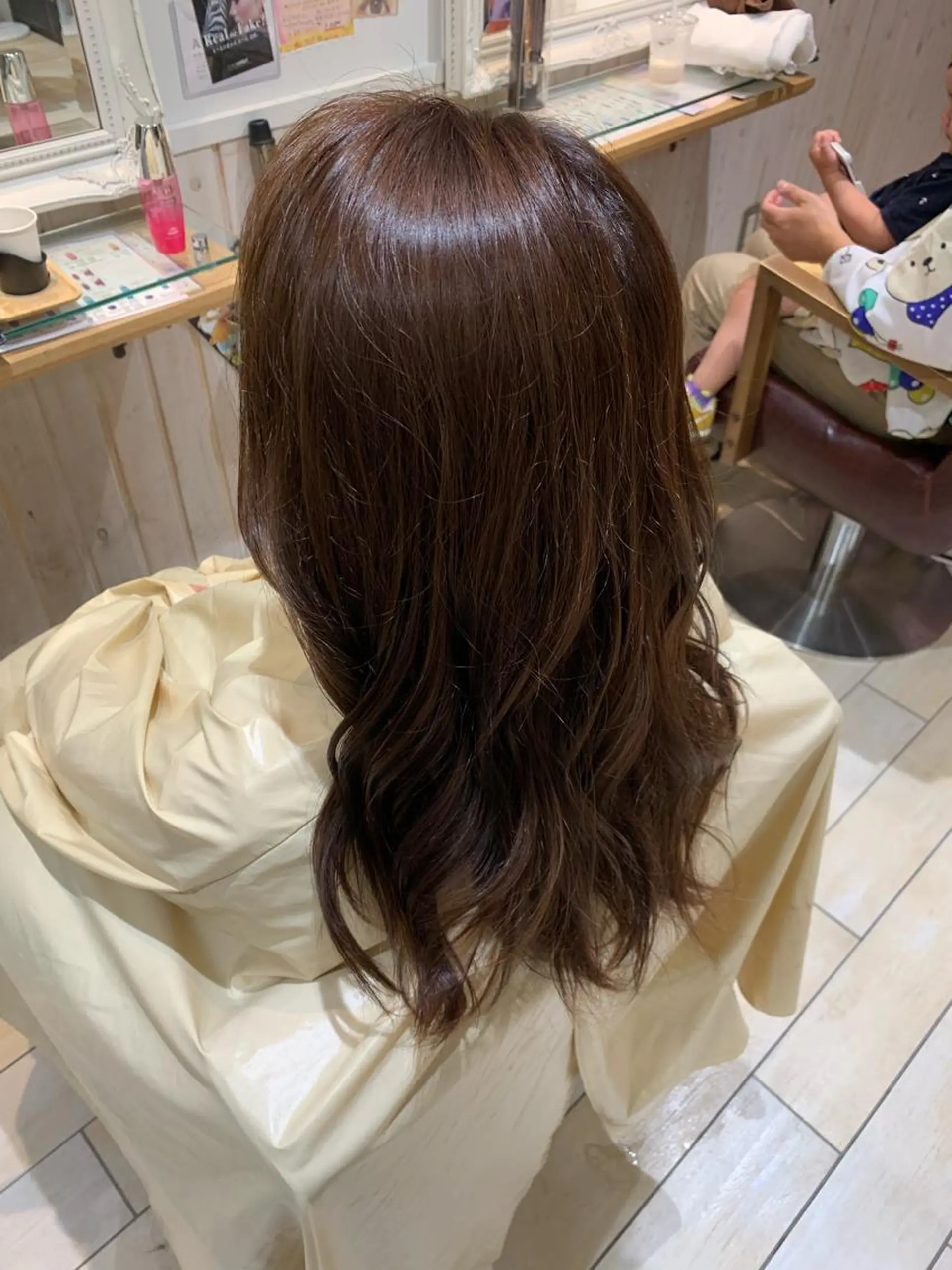 セミロング カラー 新宿/韓国レイヤー 髪質改善カラー/角所のヘアスタイル