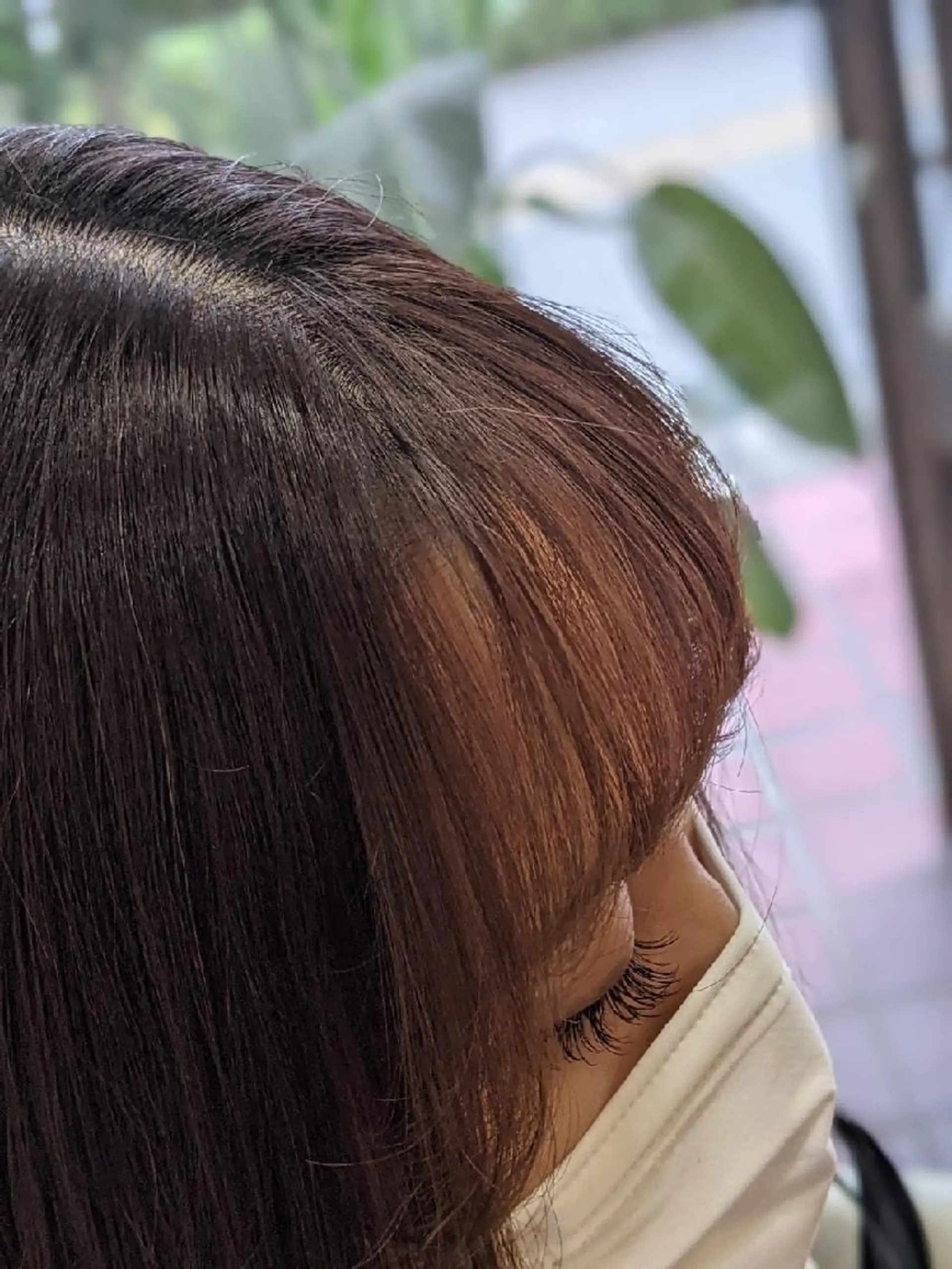 パーマ 縮毛矯正 カット 縮毛矯正 トリートメント 髪質改善＆白髪ぼかし カラー♡店長みやけ♡のヘアスタイル