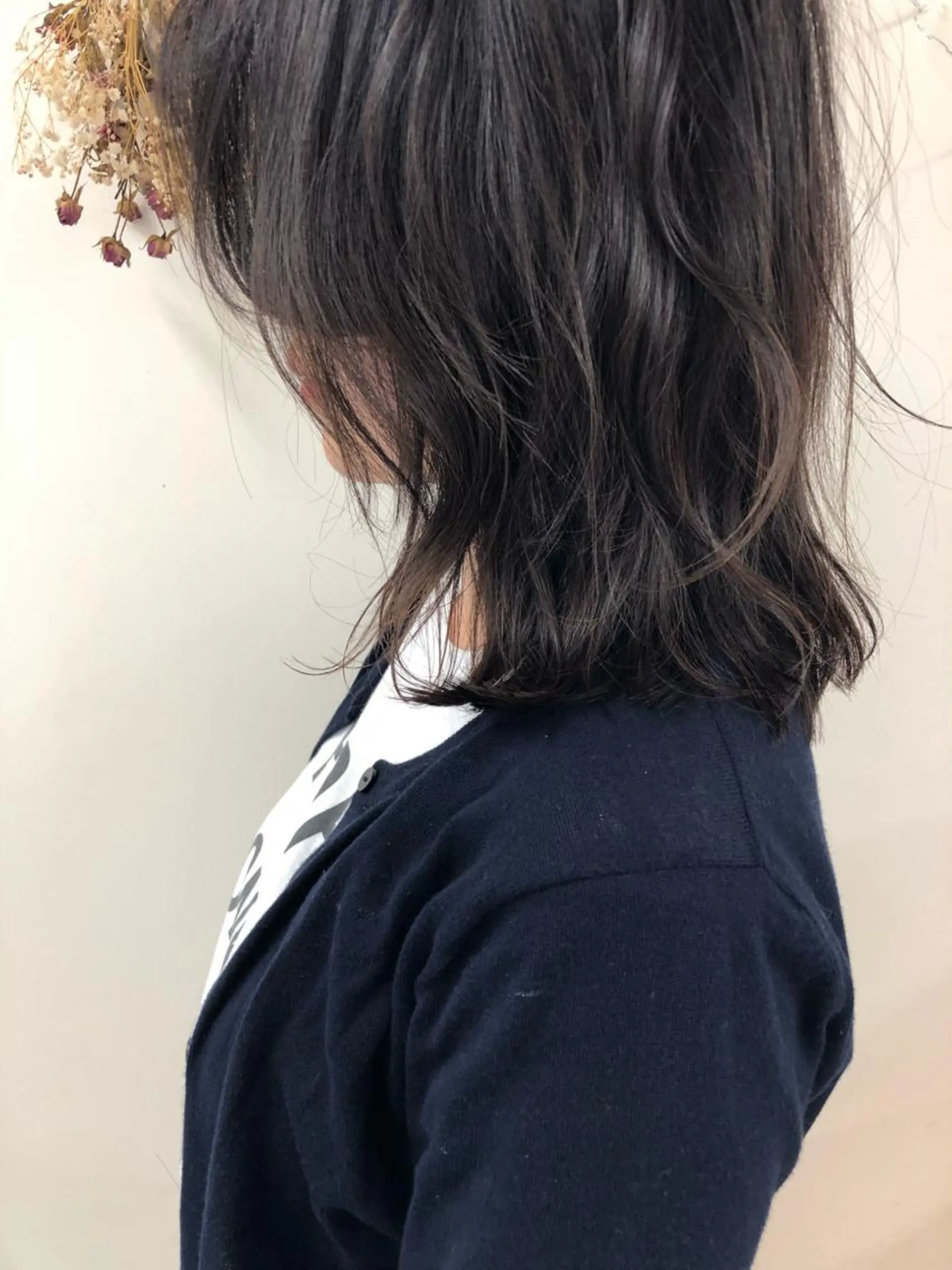 セミロング カラー SALOWIN  原宿ash所属・タナカ タクヤのヘアスタイル