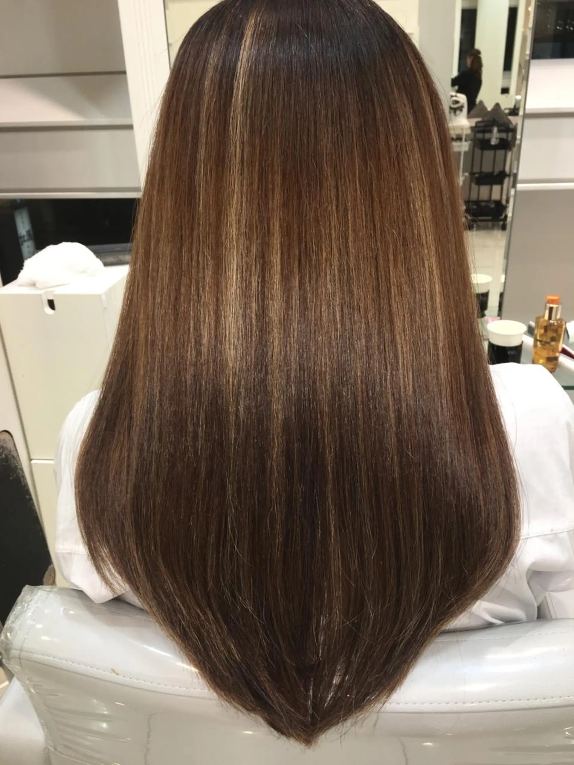 ロング カット 縮毛矯正 トリートメント 縮毛矯正/髪質改善 /ブリーチ/東陽町✨のヘアスタイル