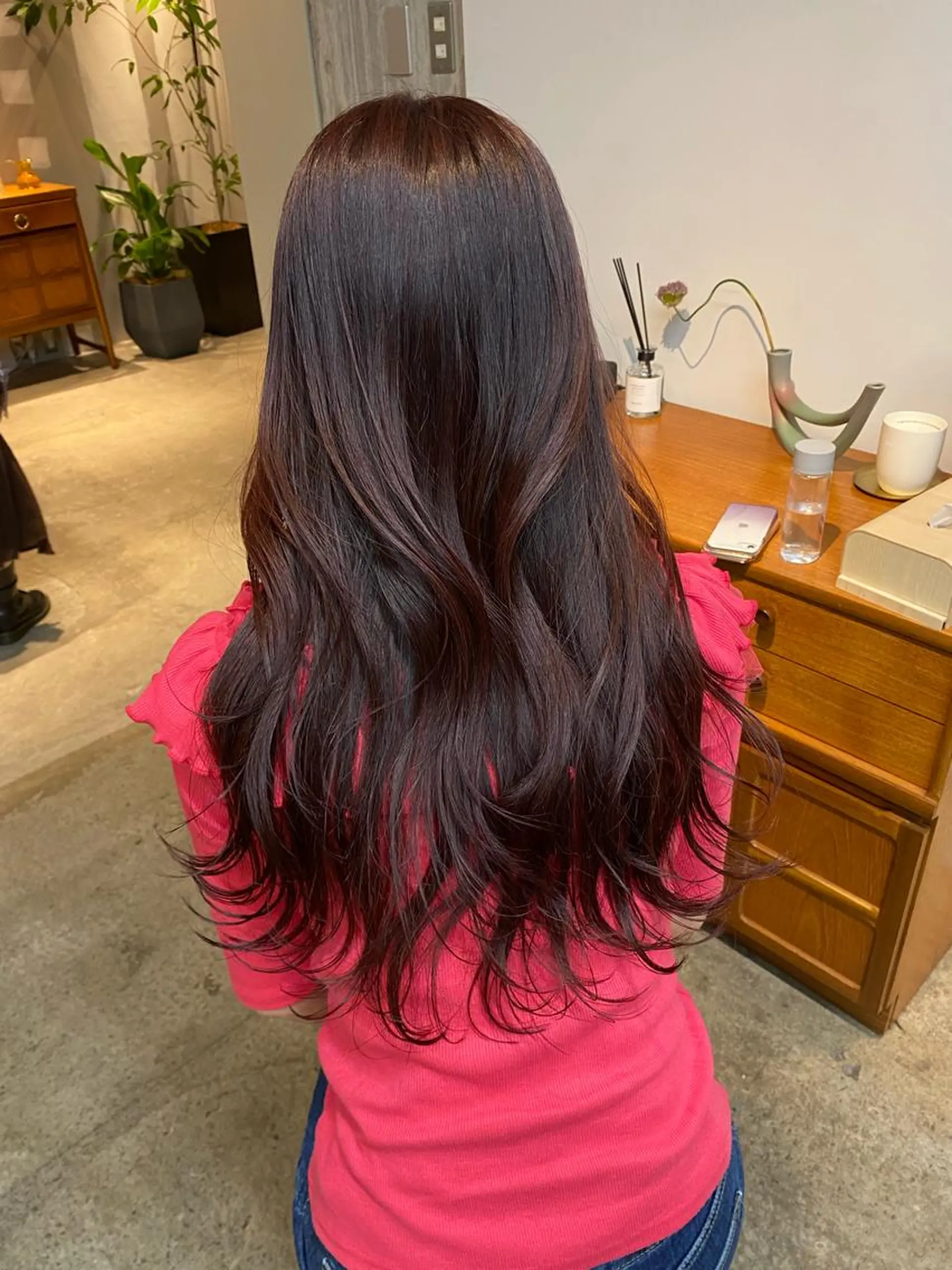 ロング カラー 飯田 みづきのヘアスタイル