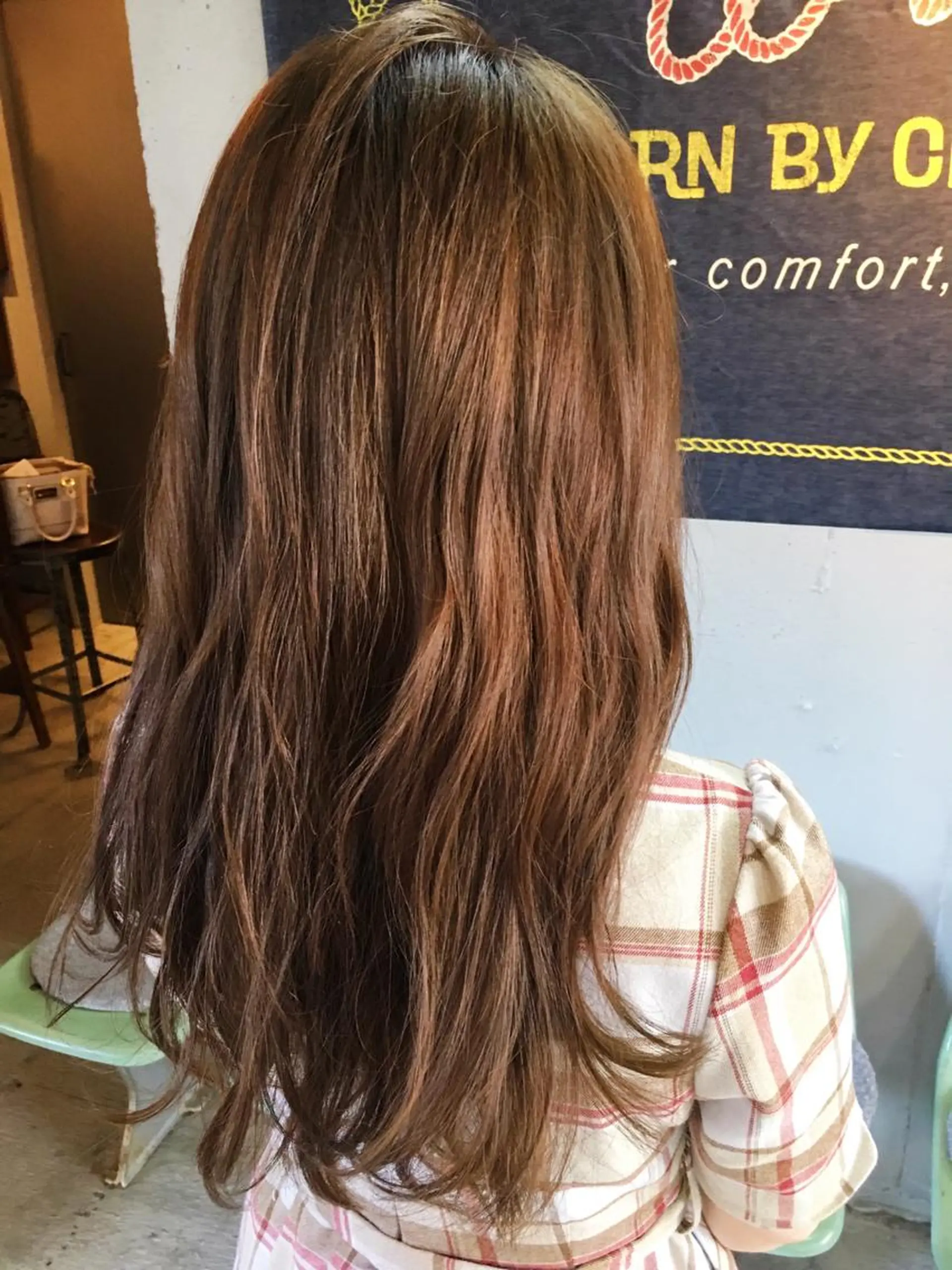 ロング カラー ブラウンカラー 透明感カラー ダブルカラー ヘアカラー トリートメント 代表 中島貴志のヘアスタイル