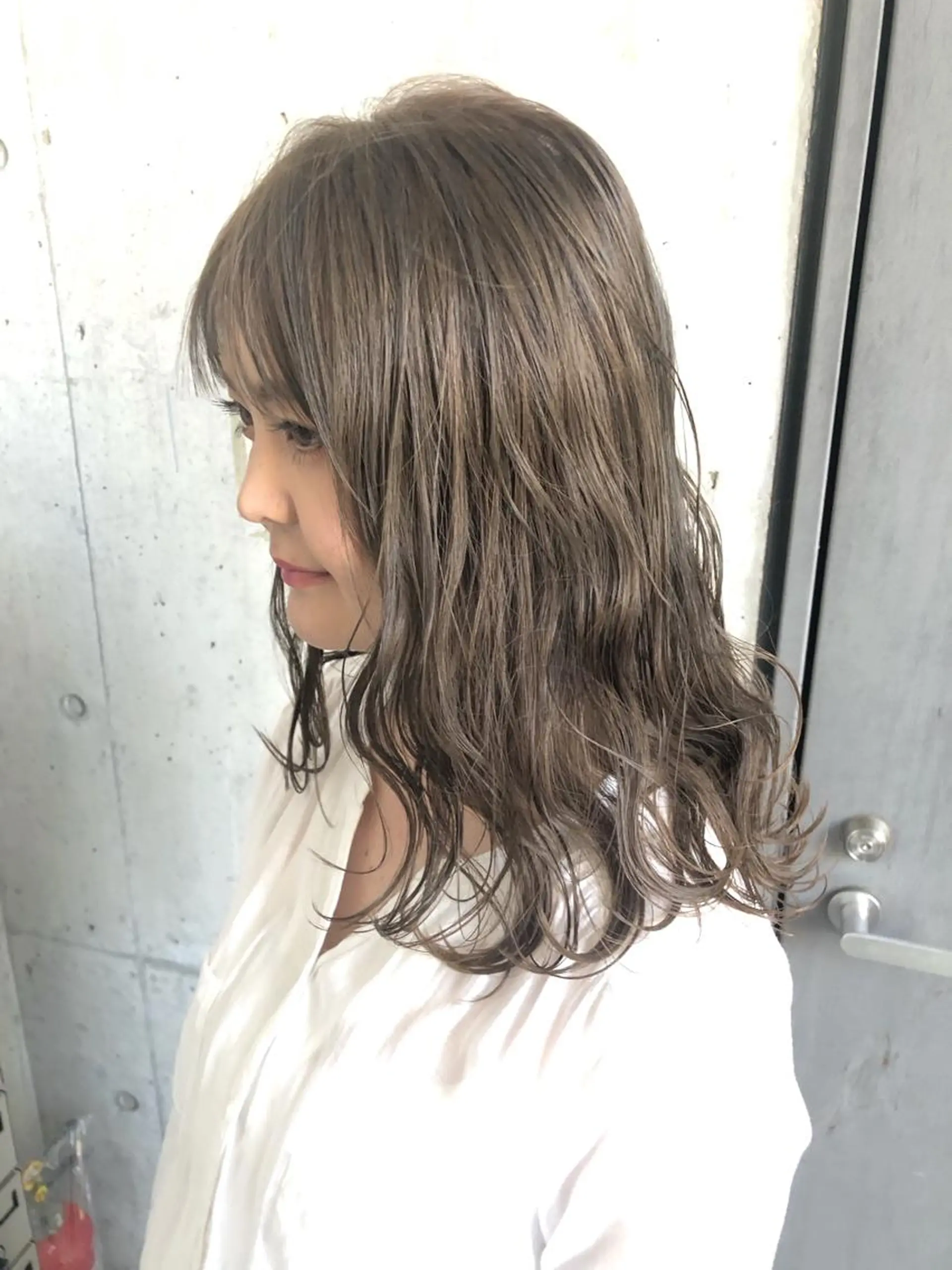 セミロング ヘアカラー トリートメント 八谷 将平のヘアスタイル