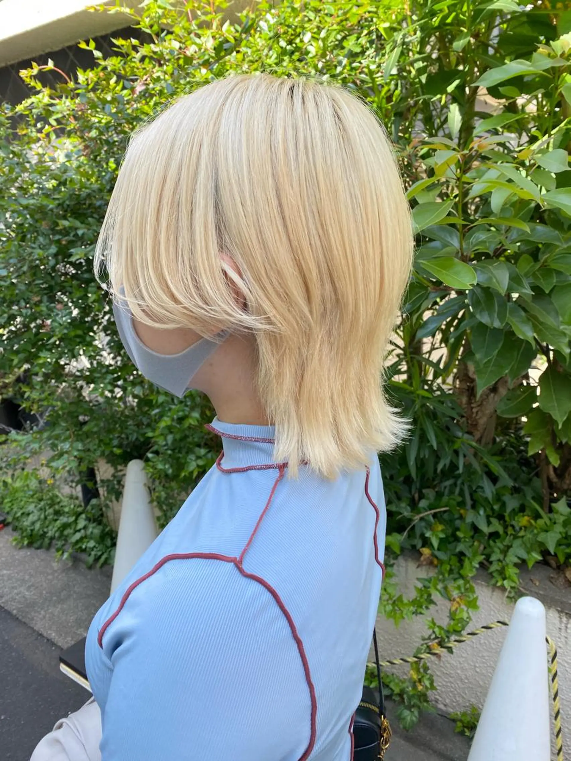 ショート カラー レイヤーウルフ エクステ磯部のヘアスタイル