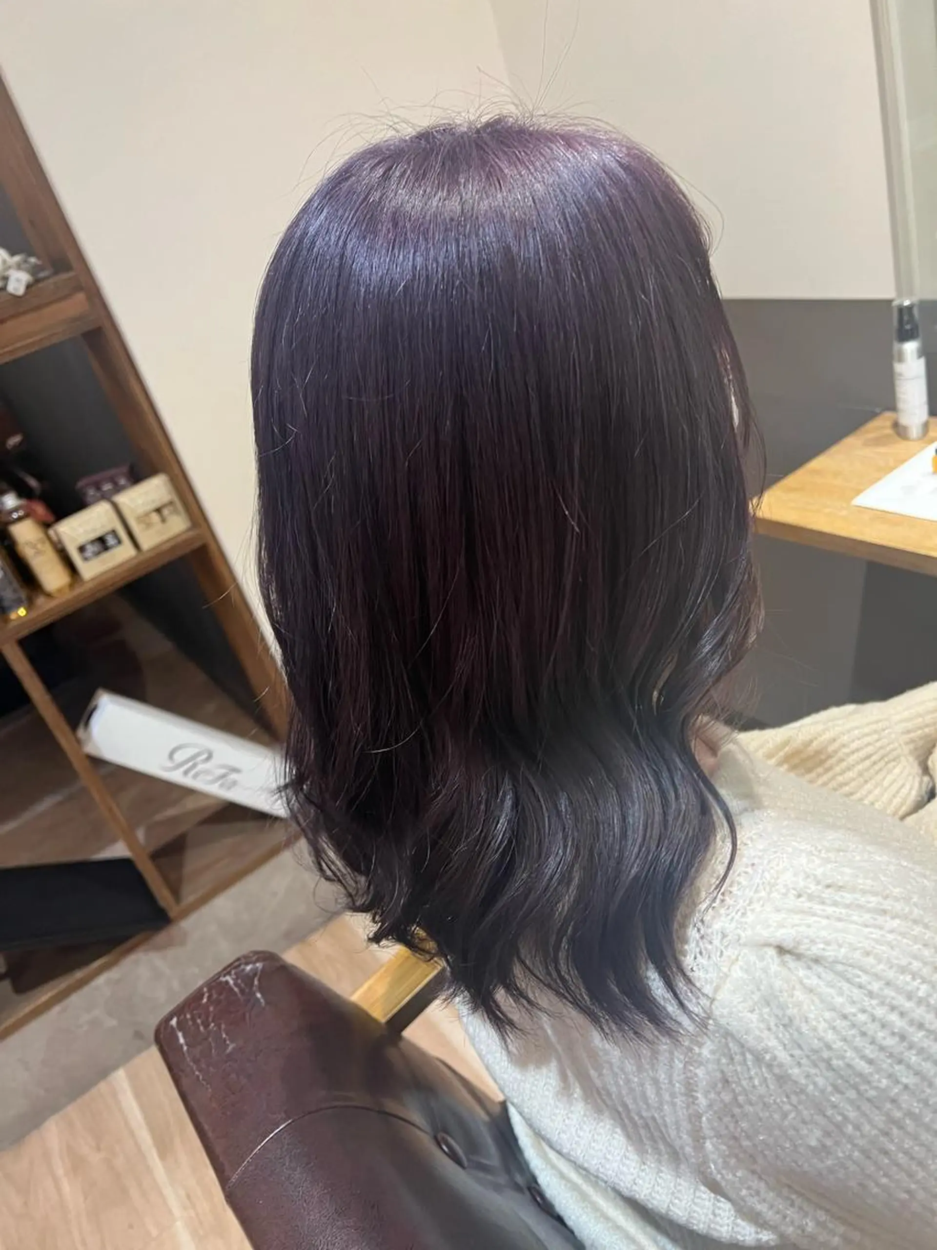 ミディアム カラー たけだ れなのヘアスタイル