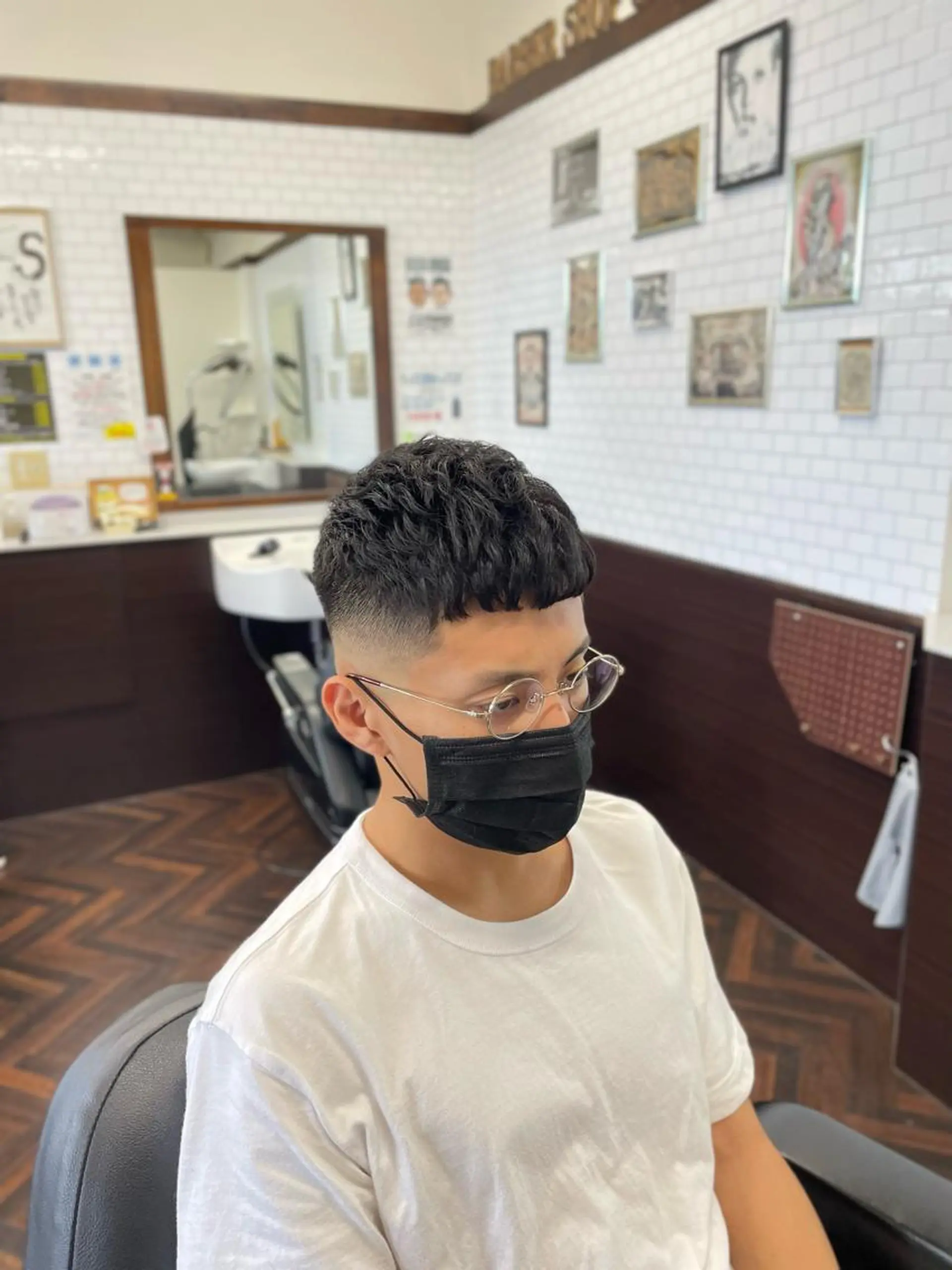 ショート パーマ メンズ Cam's豊見城店所属・無料‼︎メンズ限定 URASAKIのヘアスタイル