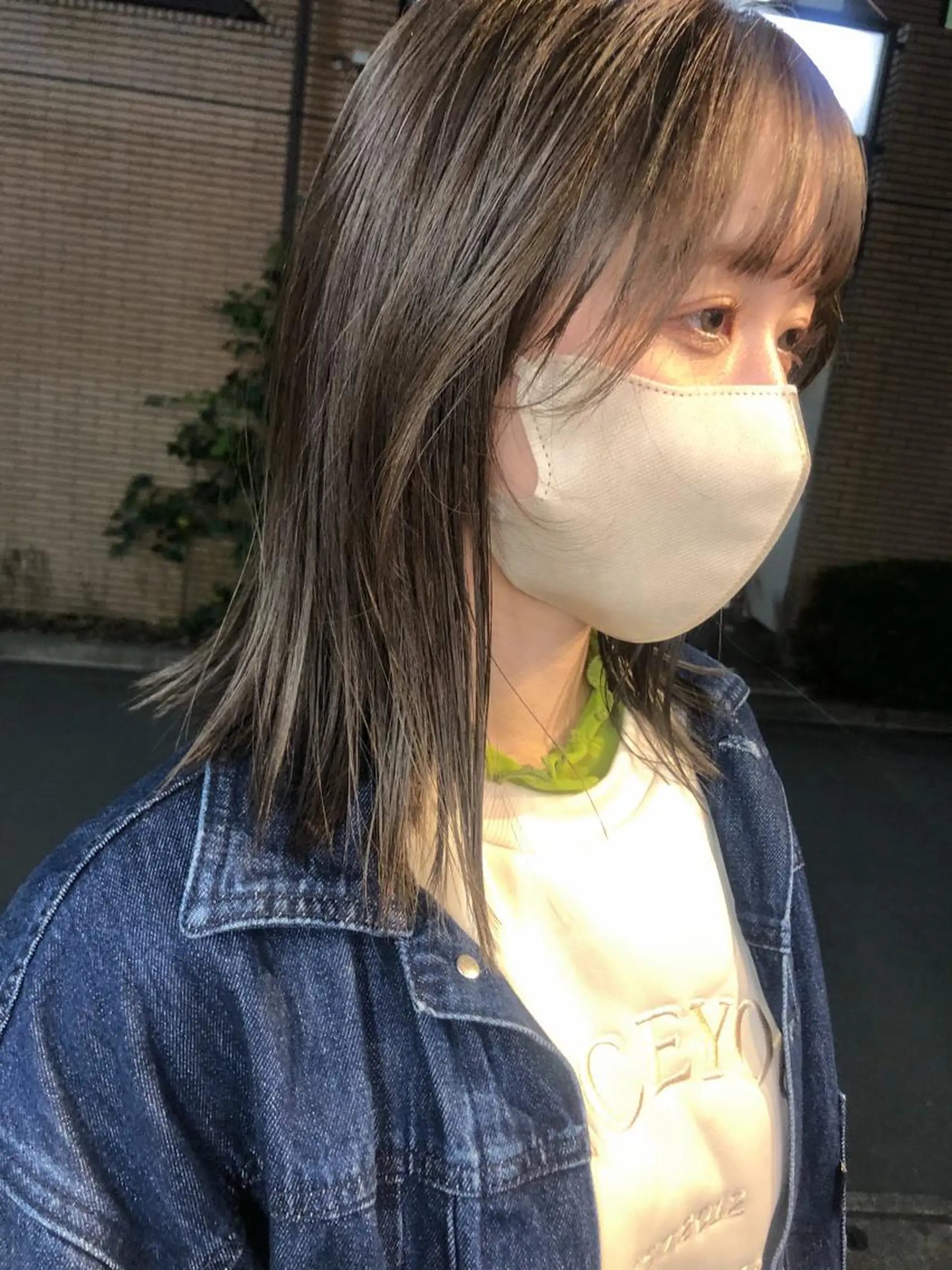 ミディアム rii-🩰 トレンド韓国ヘアのヘアスタイル