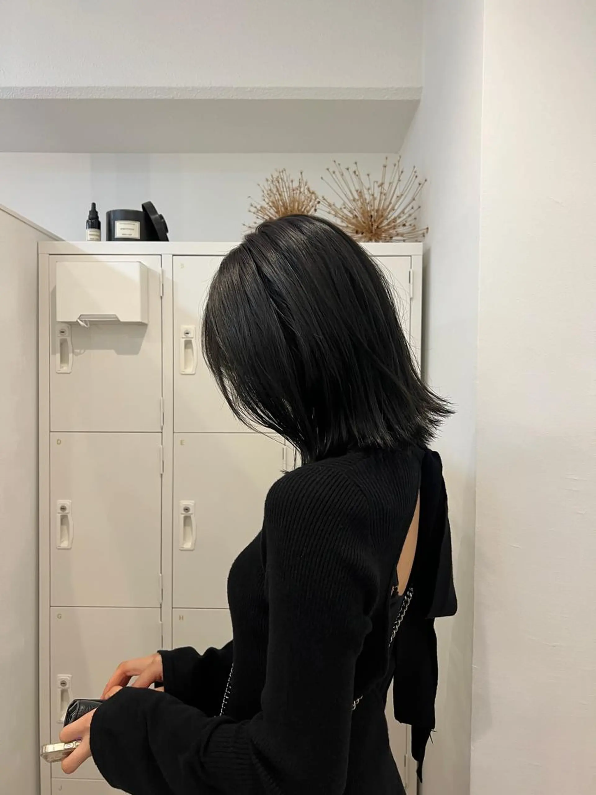 ミディアム カラー レイヤーカット ボブパーマNo.1のヘアスタイル