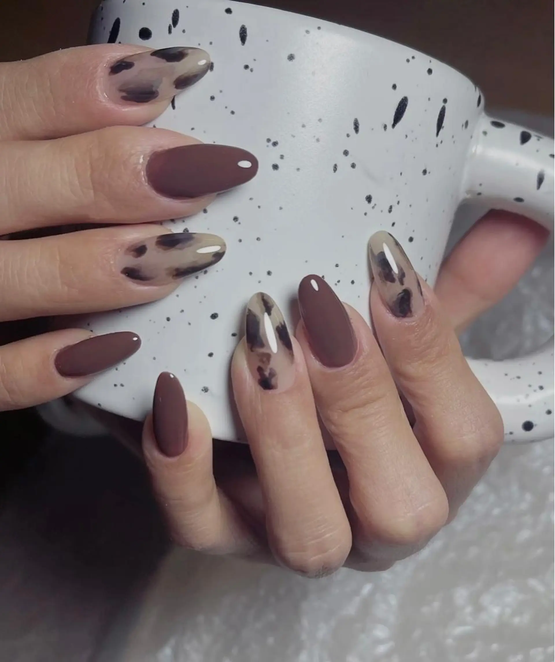 セミロング 韓国風ヘア めぐみのネイルサロン 惠のネイルデザイン