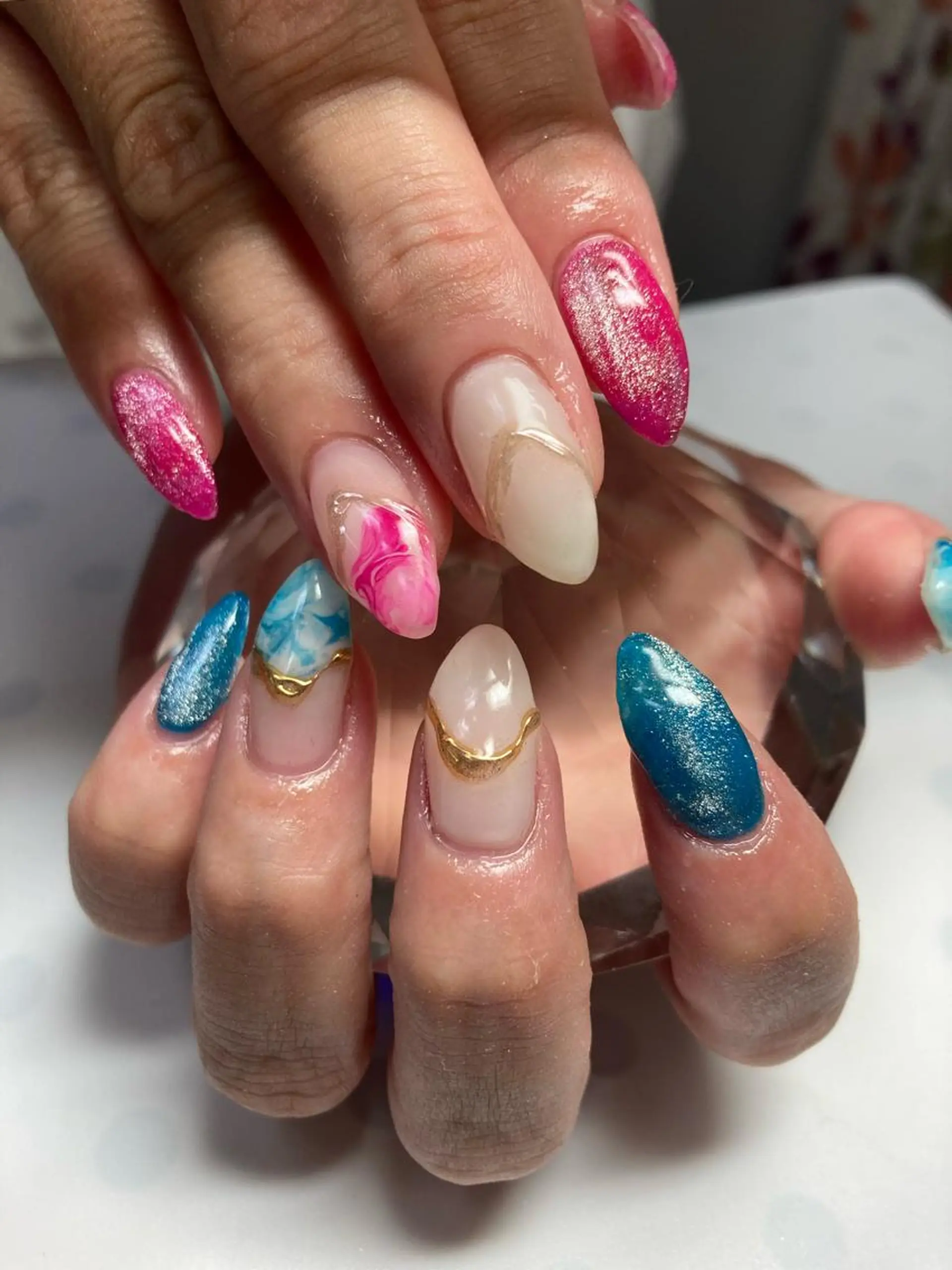 セミロング ネイル nail yukkoのネイルデザイン
