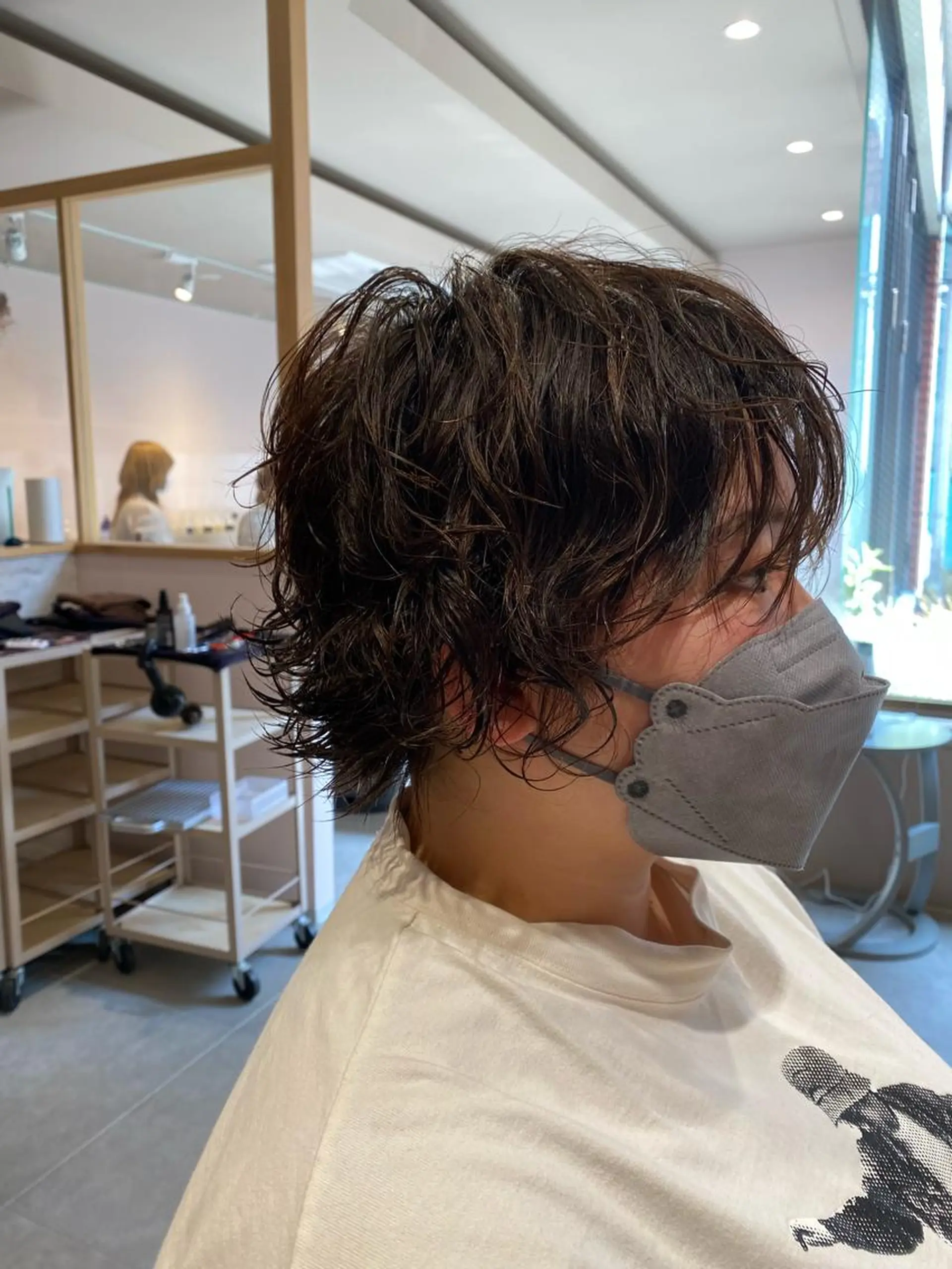 パーマ プードルパーマ nagisa /縮毛矯正のヘアスタイル