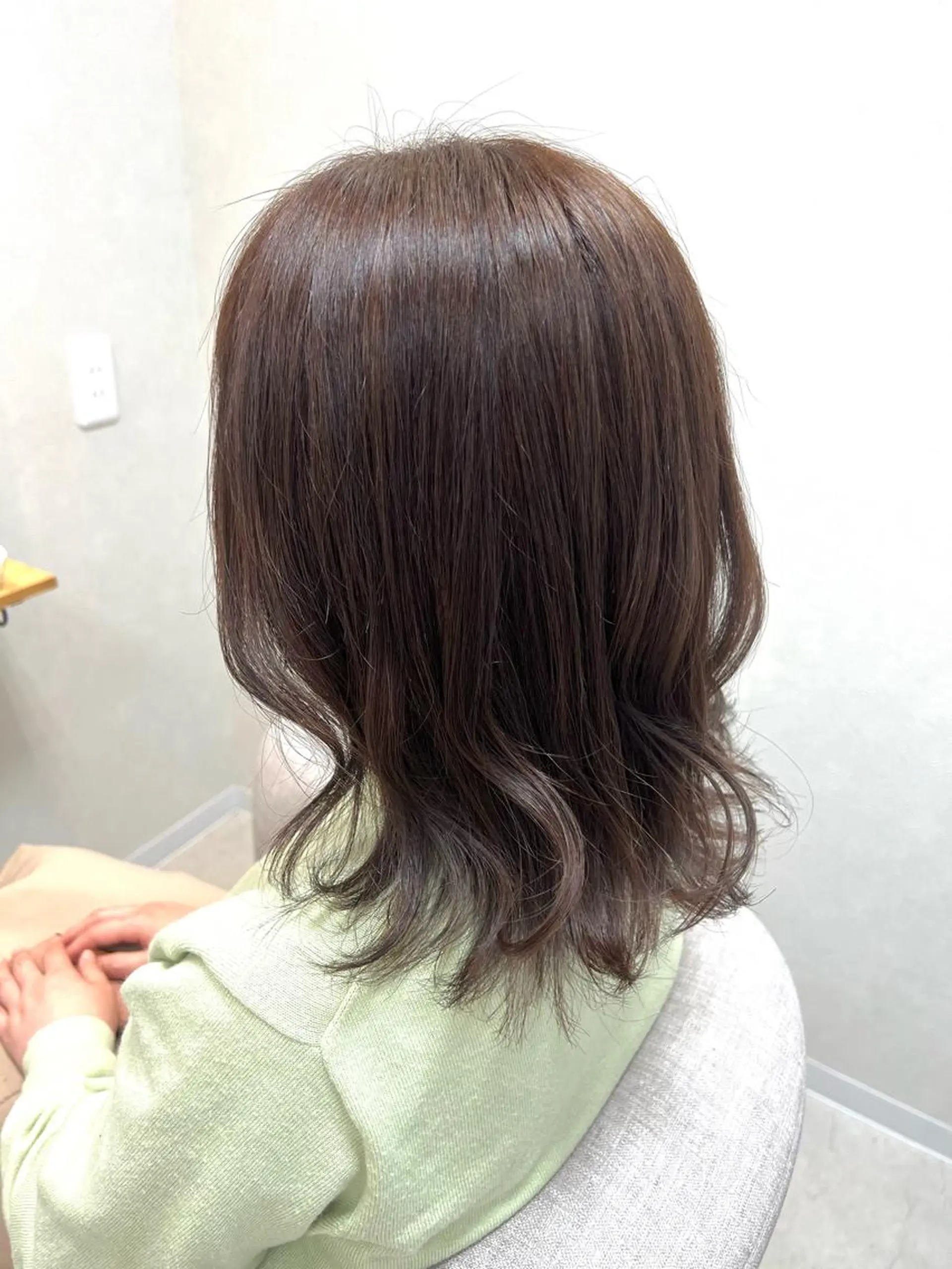 ミディアム ヘアカラー トリートメント ショート/白髪ぼかし 君和田若菜のヘアスタイル