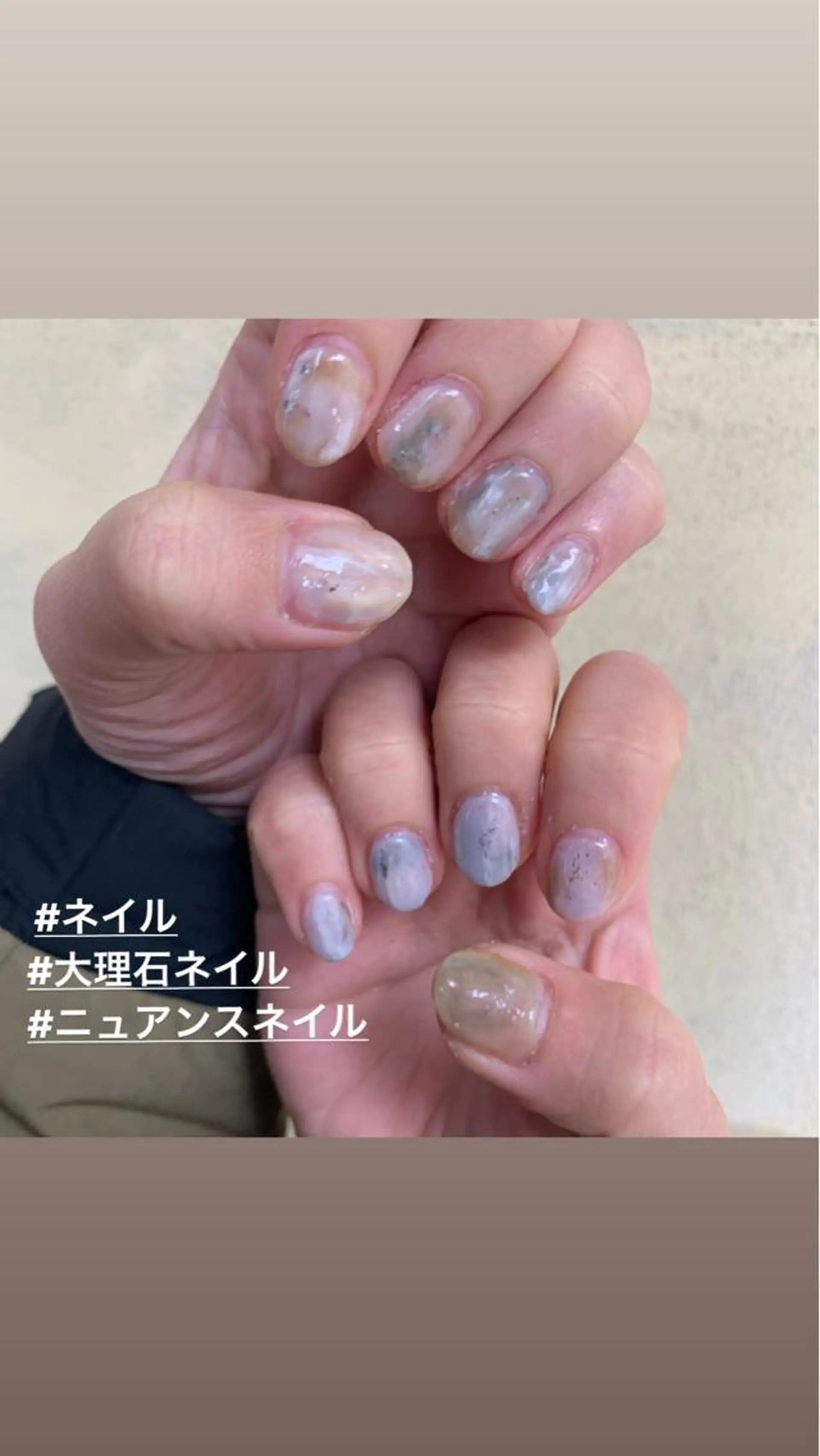 ネイル ニュアンスネイル AMI ウルフパーマ/メンズのヘアスタイル