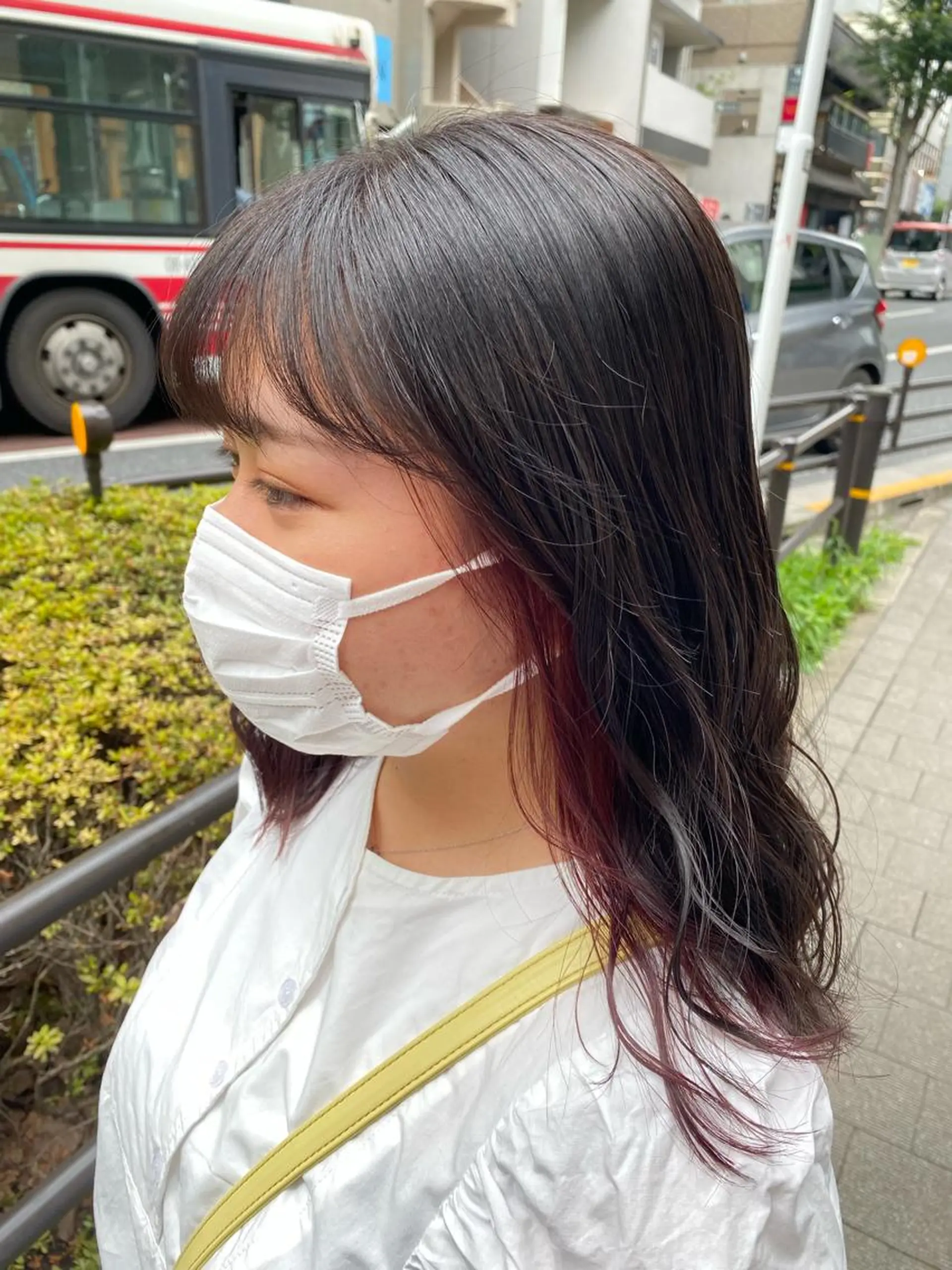 セミロング カラー ヘアアレンジ Lim五反田所属・TSUNA 🌙 Lim 五反田のマツエク・マツパデザイン