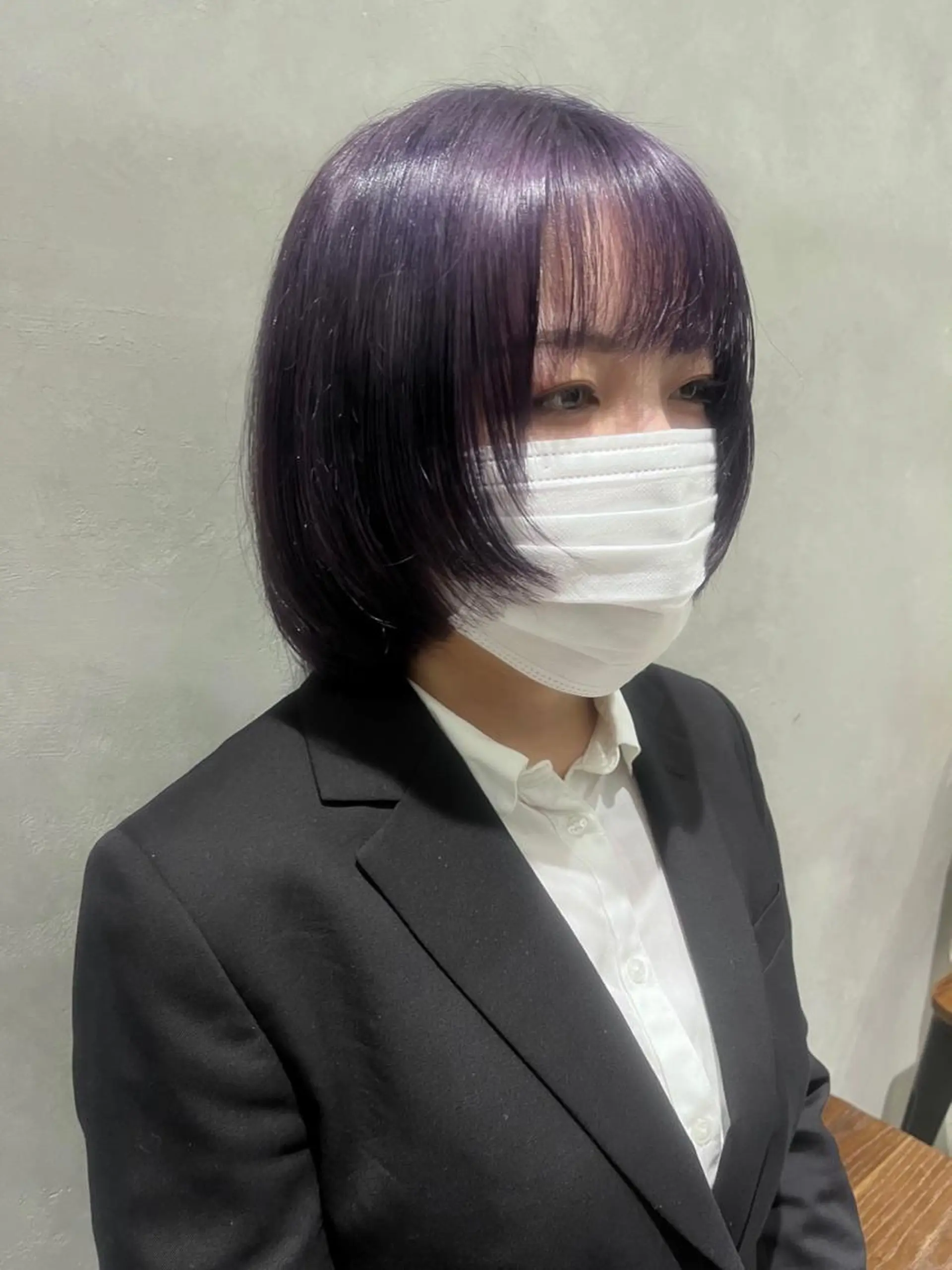 ミディアム カラー 髪質改善/縮毛矯正 艶カラー/珠聡のヘアスタイル