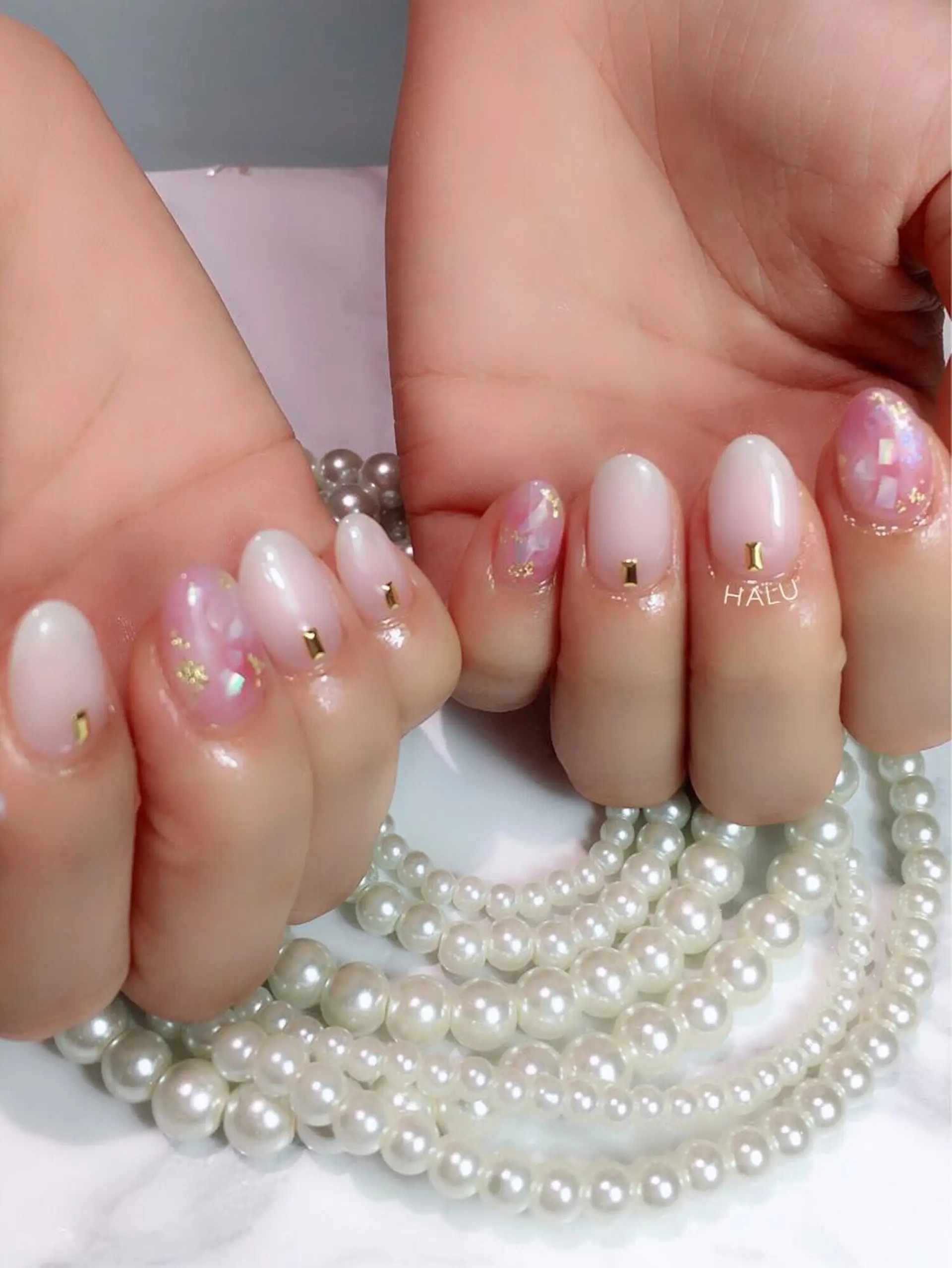 ネイル キラキラネイル HALU ハルのネイルデザイン