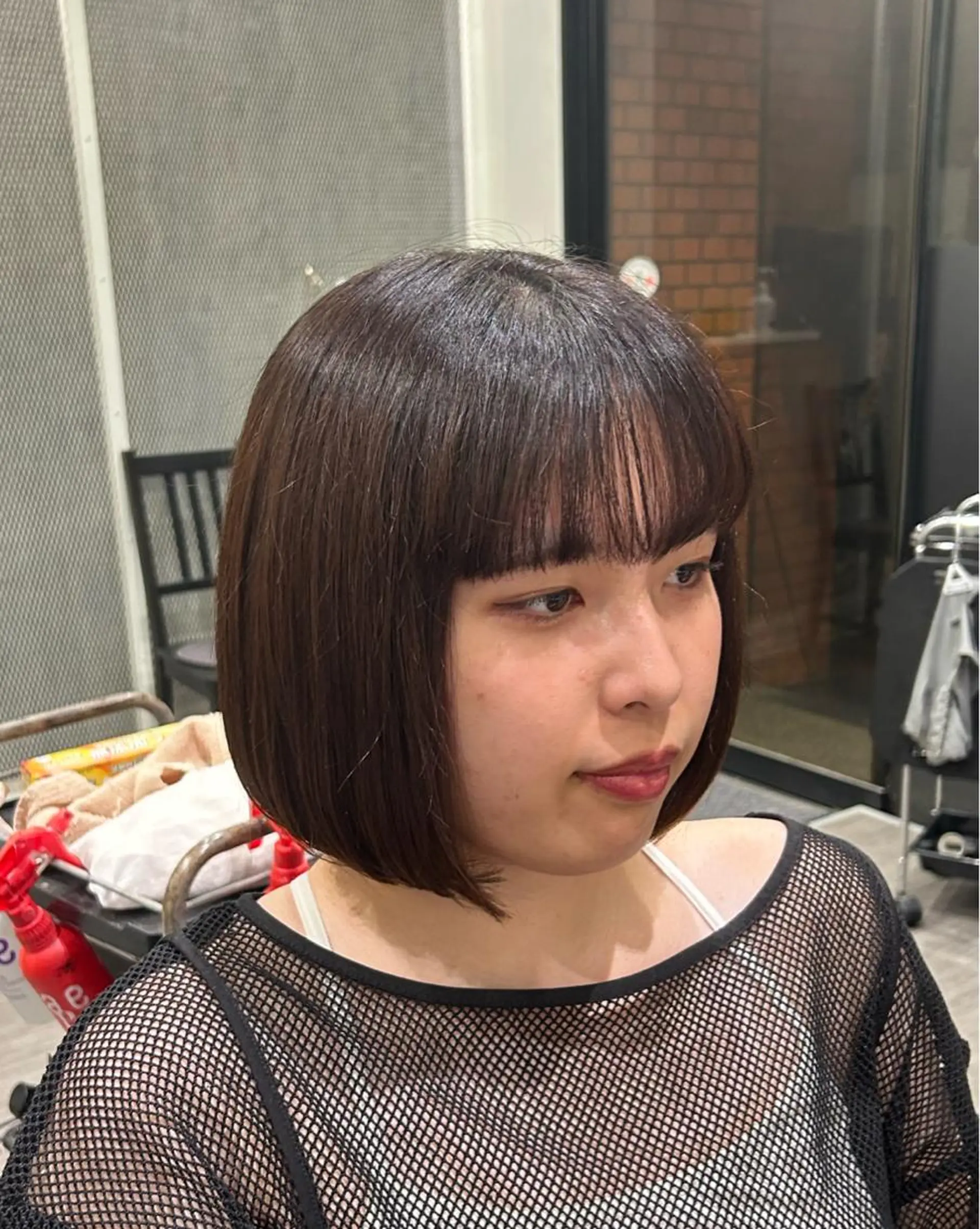 ショート ボブ 片平 帆香のヘアスタイル