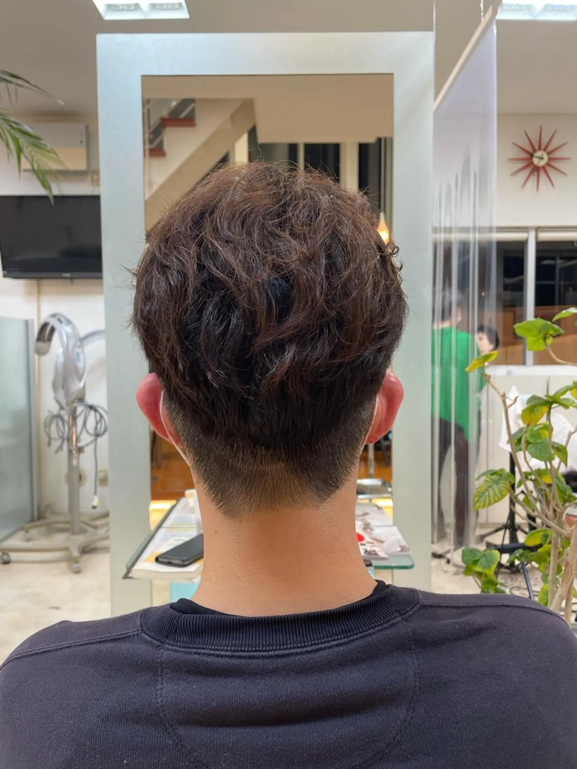 ショート パーマ メンズ 大宮｜メンズカット ダブルカラー｜パーマのヘアスタイル