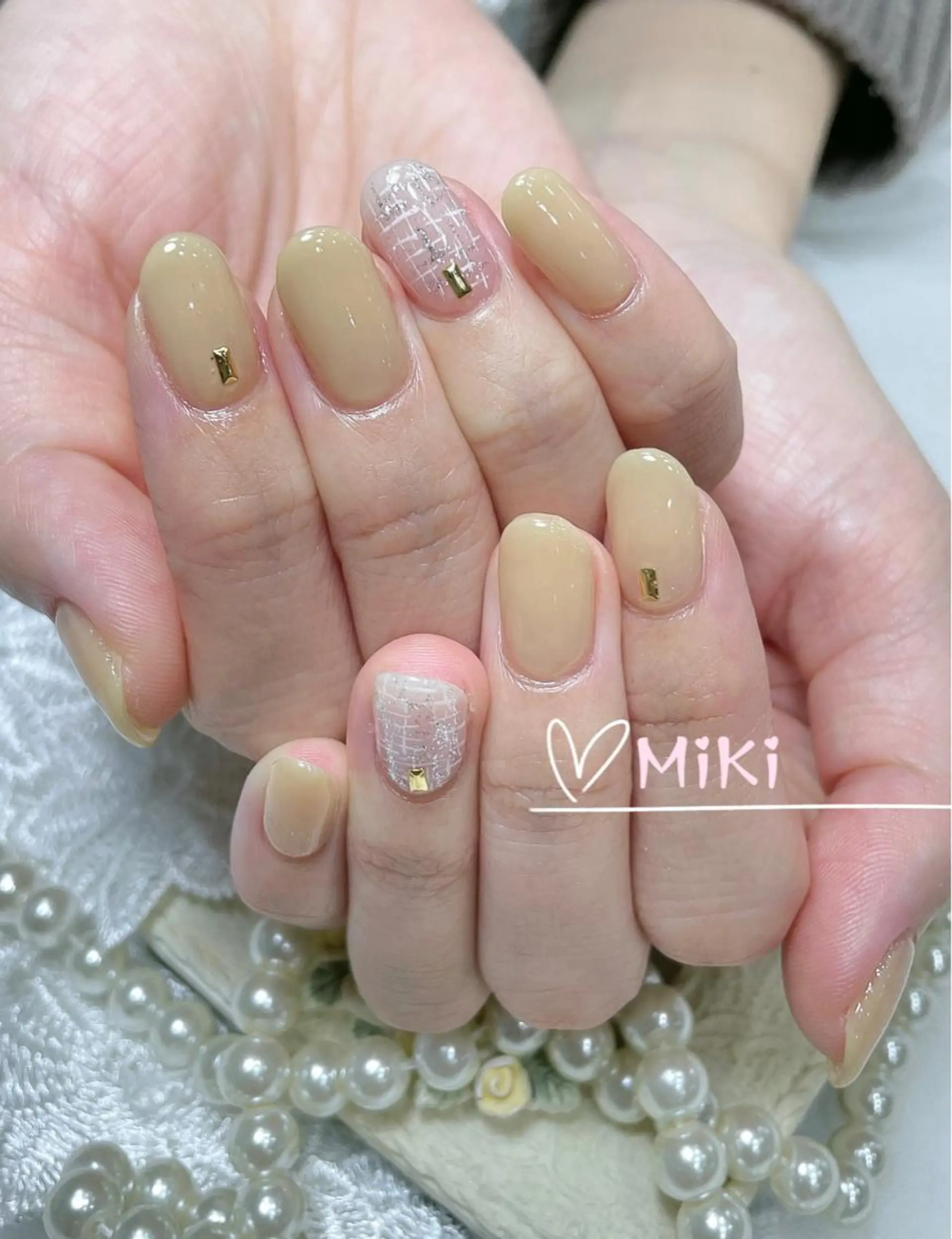 ネイル ハンドネイル ハンドケア 🦋 MiKi 🦋 ネイルサロンのネイルデザイン