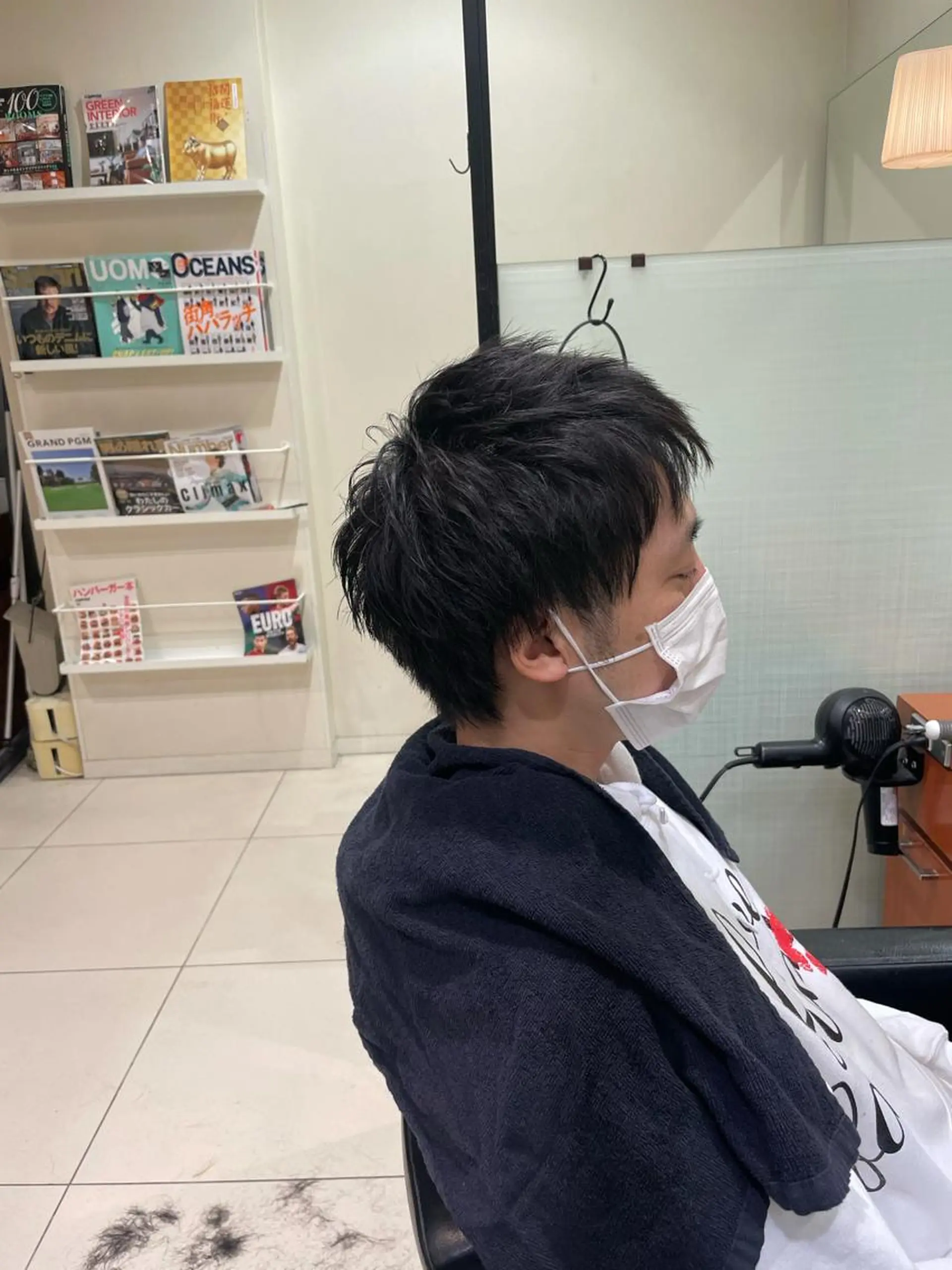 ショート メンズ 髙田 千華 髪質改善ストレートのヘアスタイル