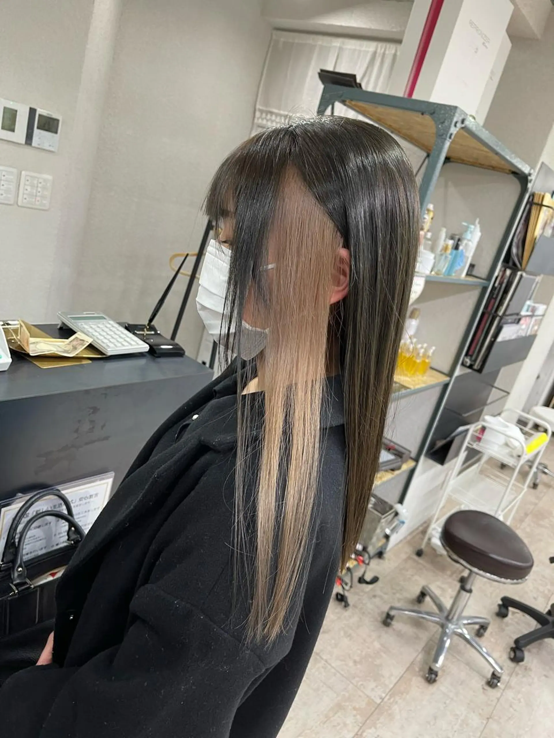 ロング カラー ヘアカラー トリートメント 🔥ブリーチカラー 槙川のヘアスタイル