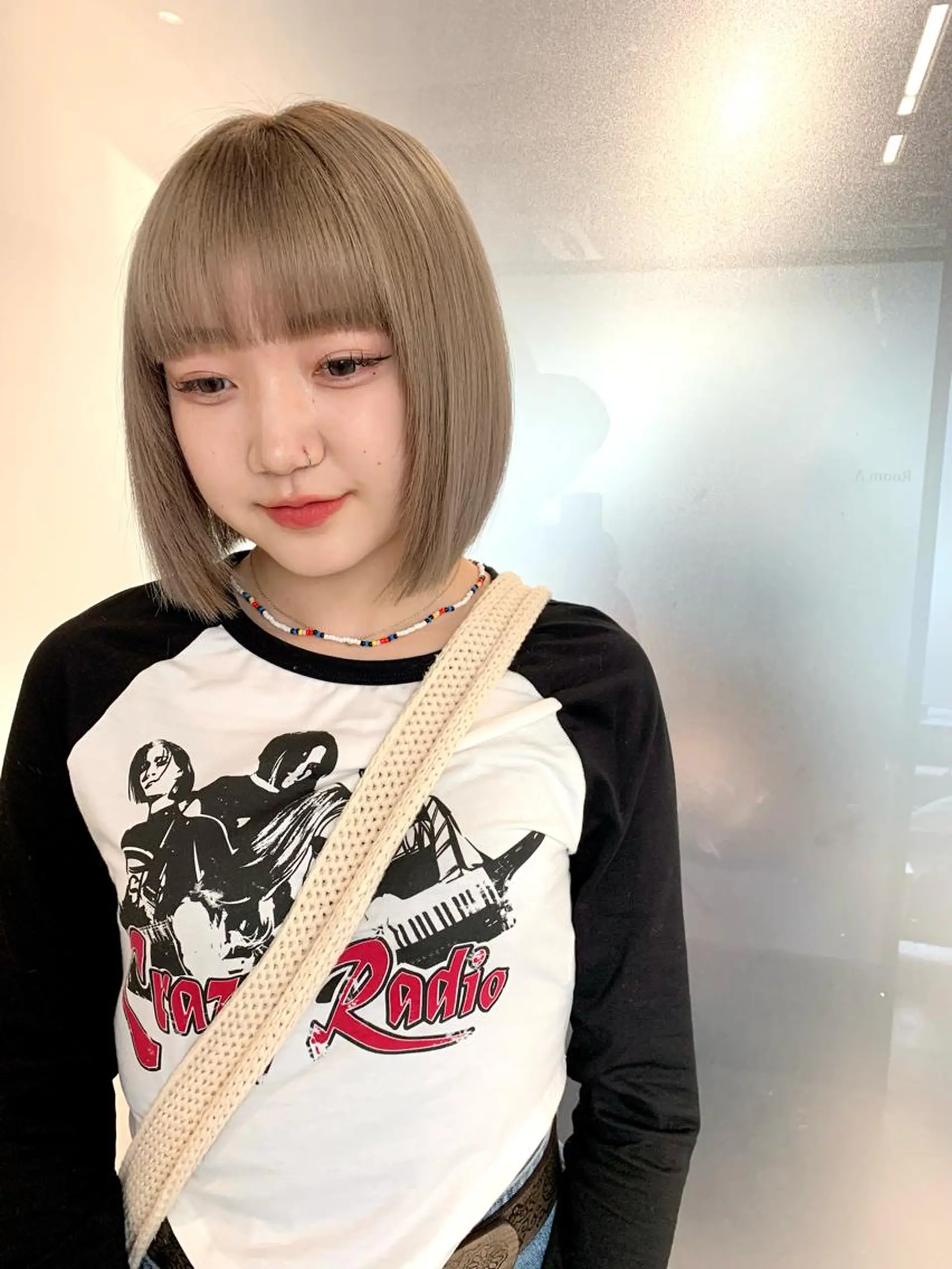 ショート カラー ヘアアレンジ ヘアカラー 縮毛矯正 トリートメント ヘッドスパ ヘアセット ハイトーン/美髪矯正 🍃大江拓実のヘアスタイル