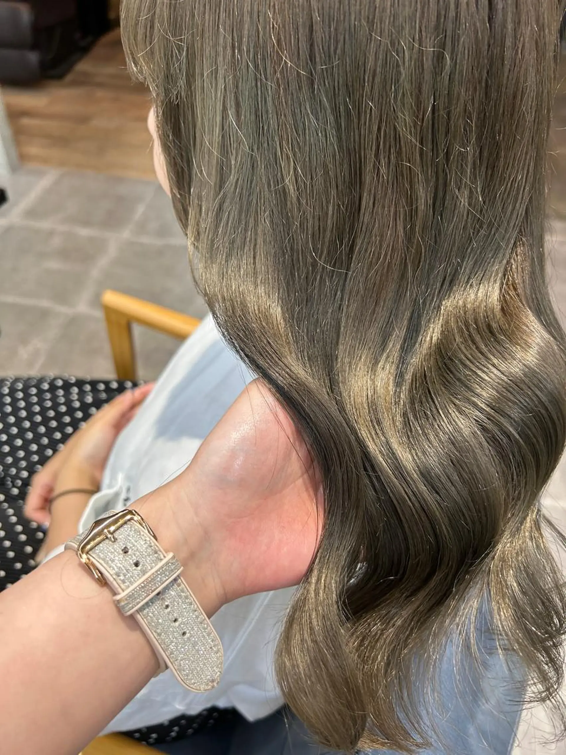 ロング カラー カット ヘアカラー トリートメント newi梅田🫧韓国 ヘア🫧sakiのヘアスタイル