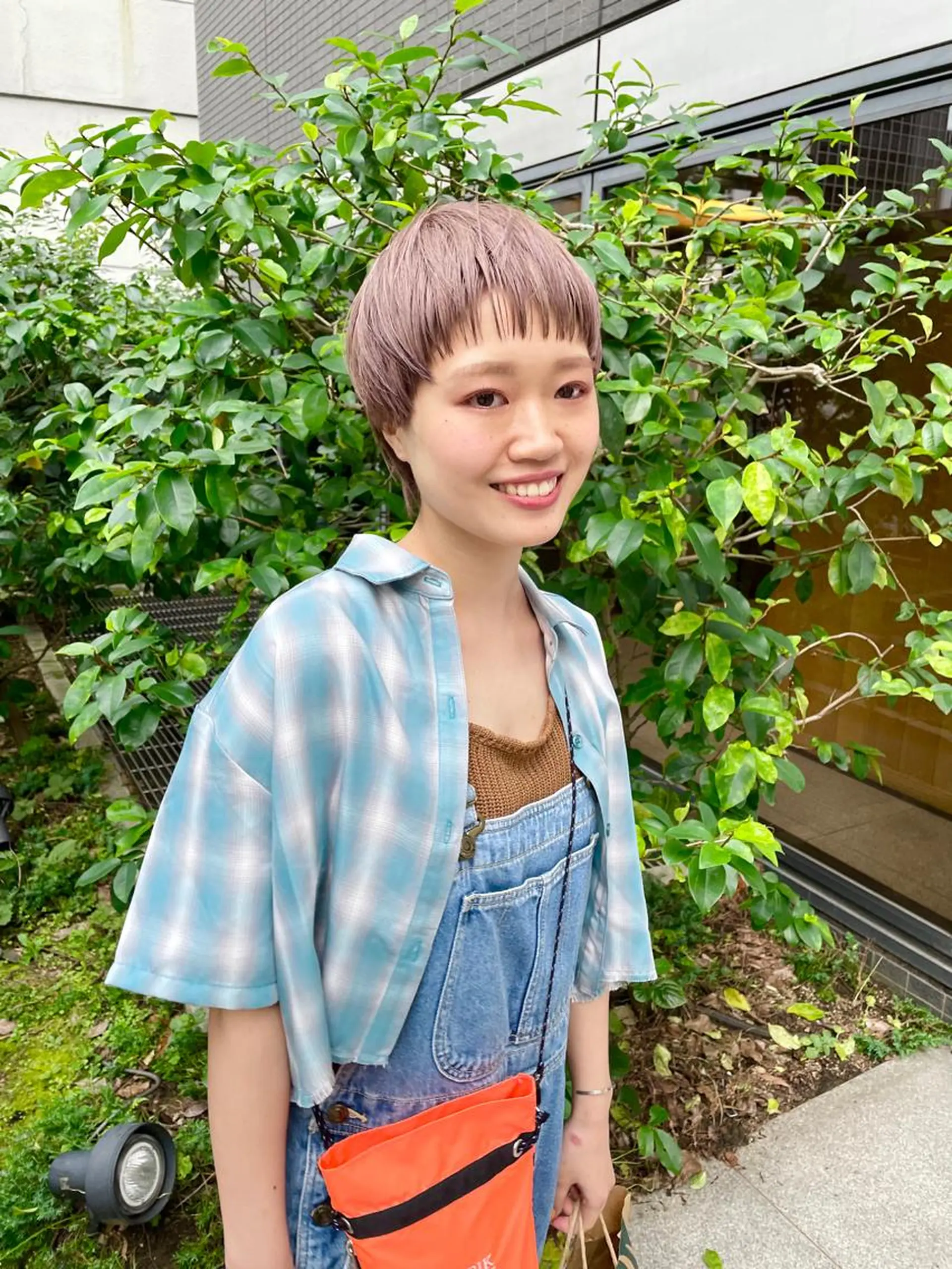ショート カラー パーマ ヘアアレンジ メンズ キッズ ネイル マツエク・マツパ ピンクカラー カラーマツエク ピンク カット ヘアカラー トリートメント tatsumi/ボブ ウルフ/レイヤーのヘアスタイル