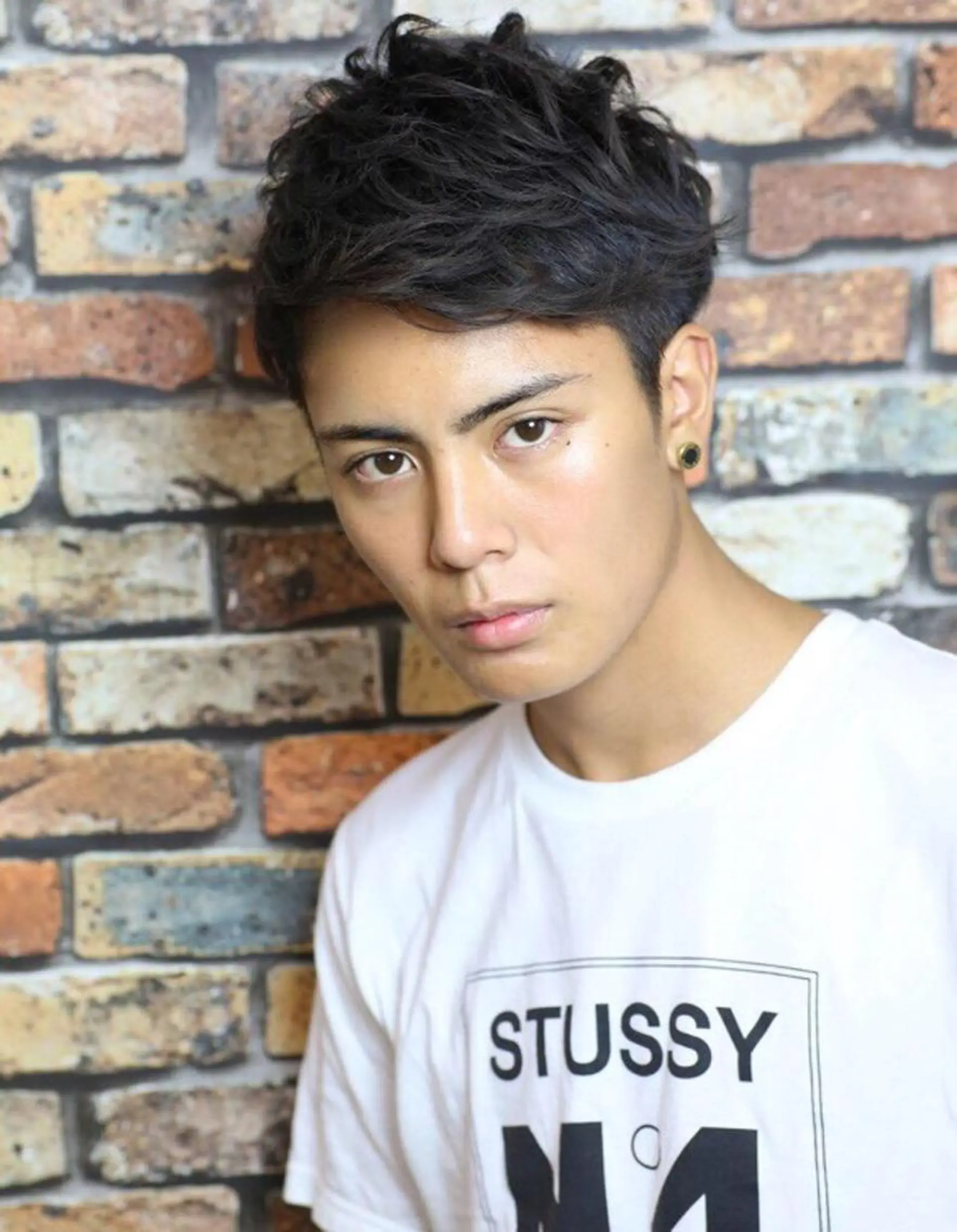 ショート パーマ メンズ メンズパーマ Soleria /ソレリア所属・メンズカットのプロ 田中慎一のヘアスタイル