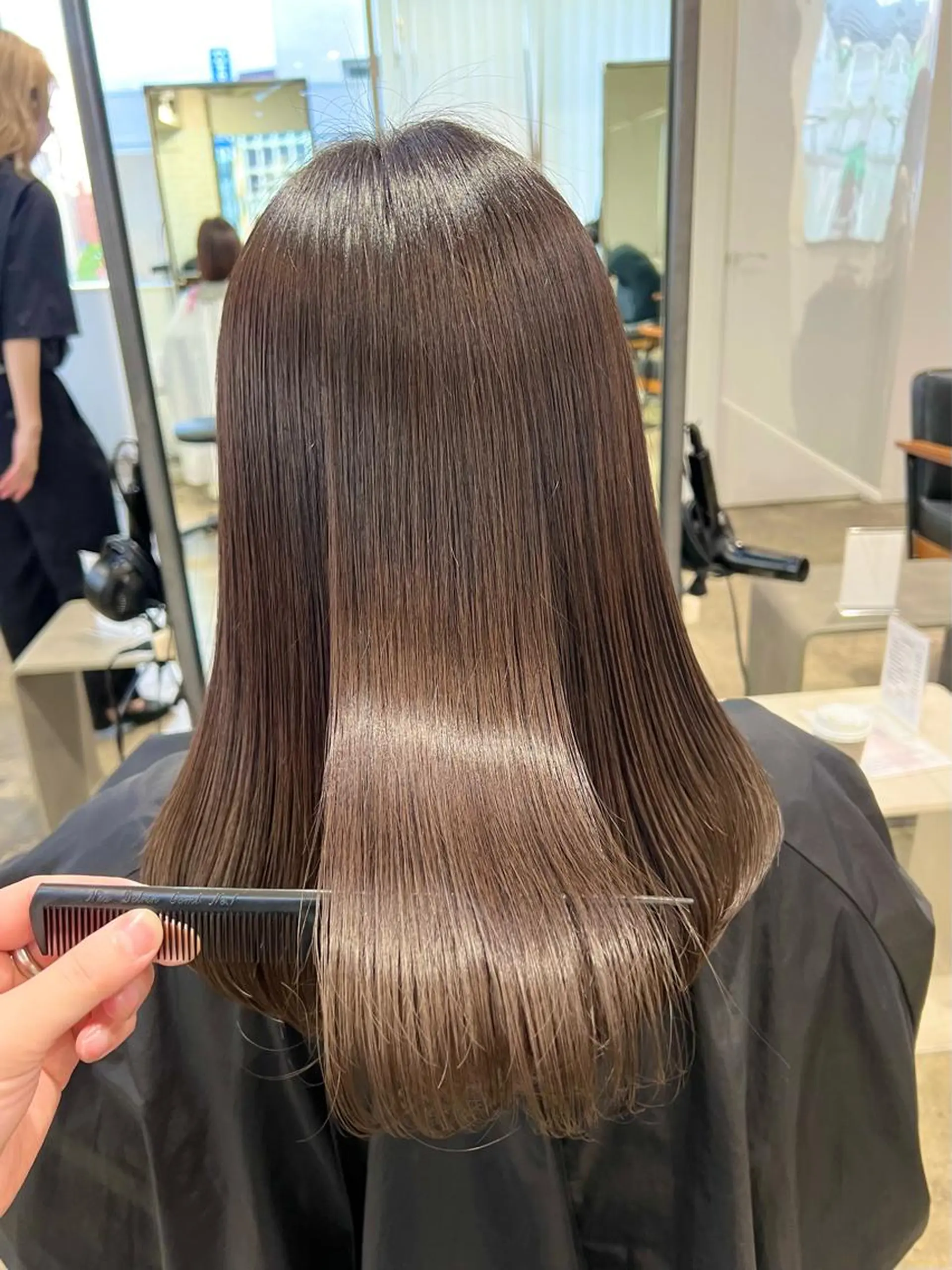 セミロング トリートメント 【韓国風くびれヘア】 joule小木曽輝のヘアスタイル