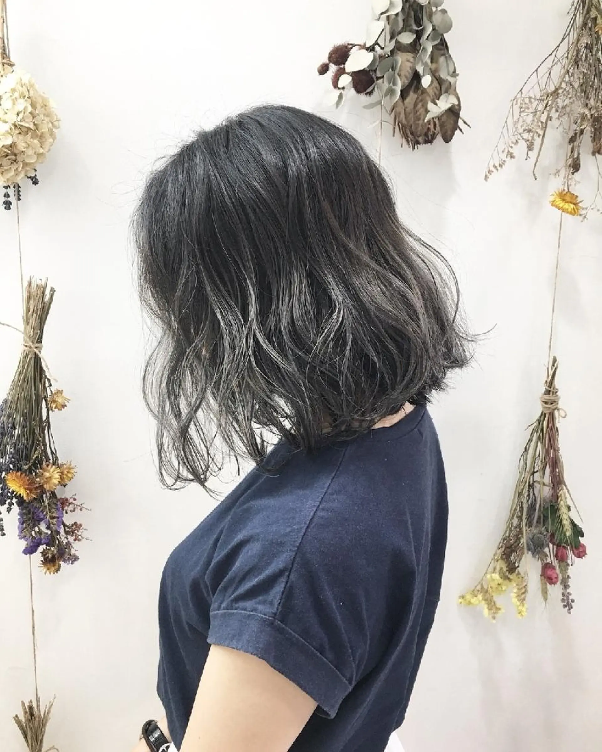 ミディアム Ash 店長 山下達也のヘアスタイル