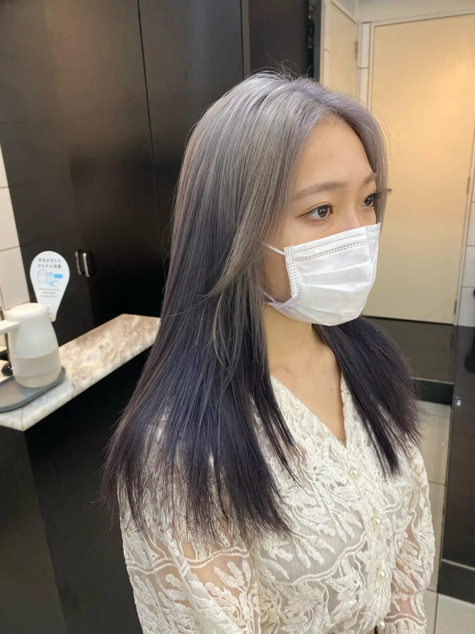 ロング カラー 韓国ヘア/ハイトーン RYUSEIのヘアスタイル