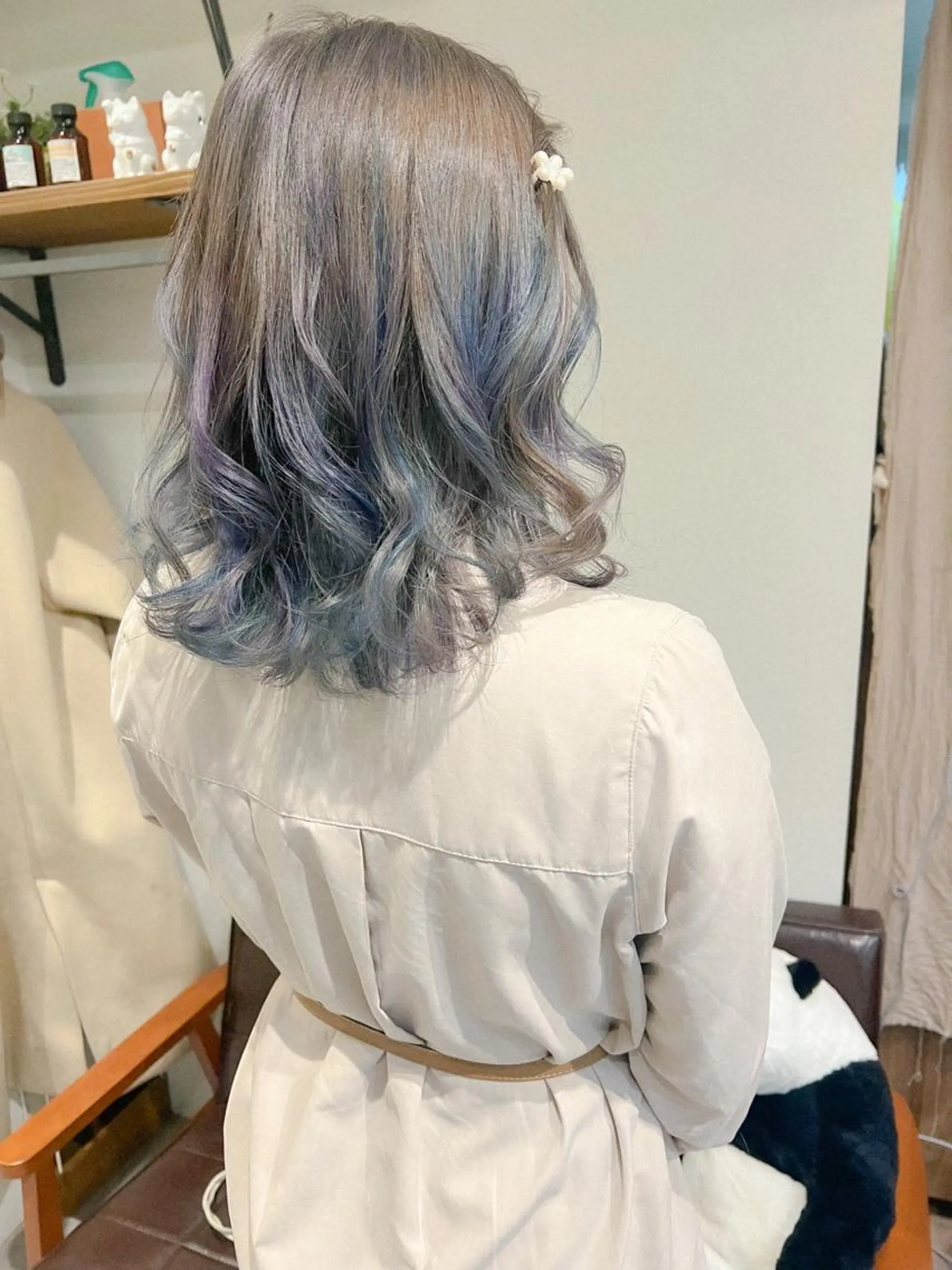 ミディアム カラー ヘアアレンジ カラーパティシエ facce🌼ikoのヘアスタイル