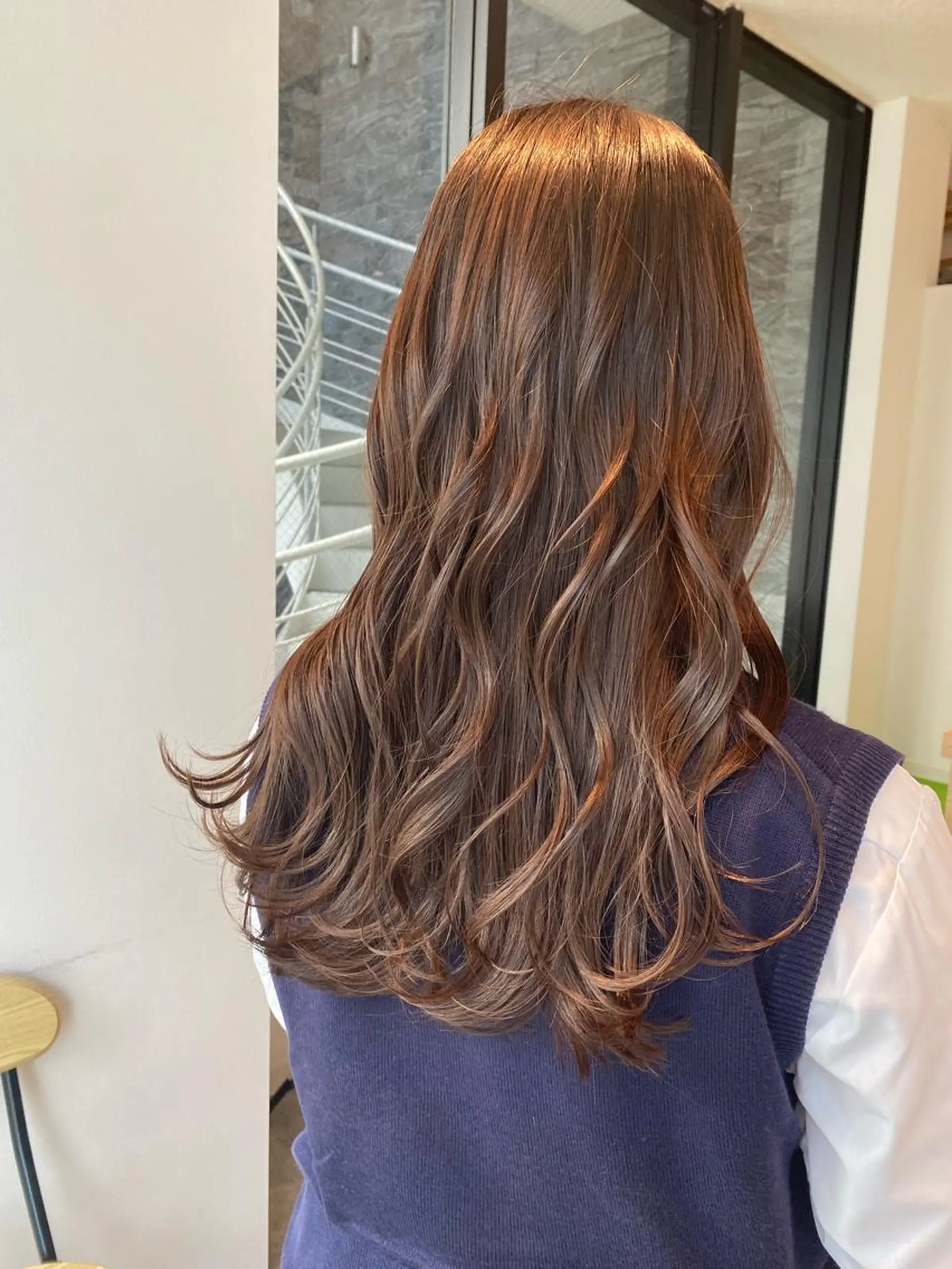 ロング カラー グレージュ オスズ 🎀´-のヘアスタイル