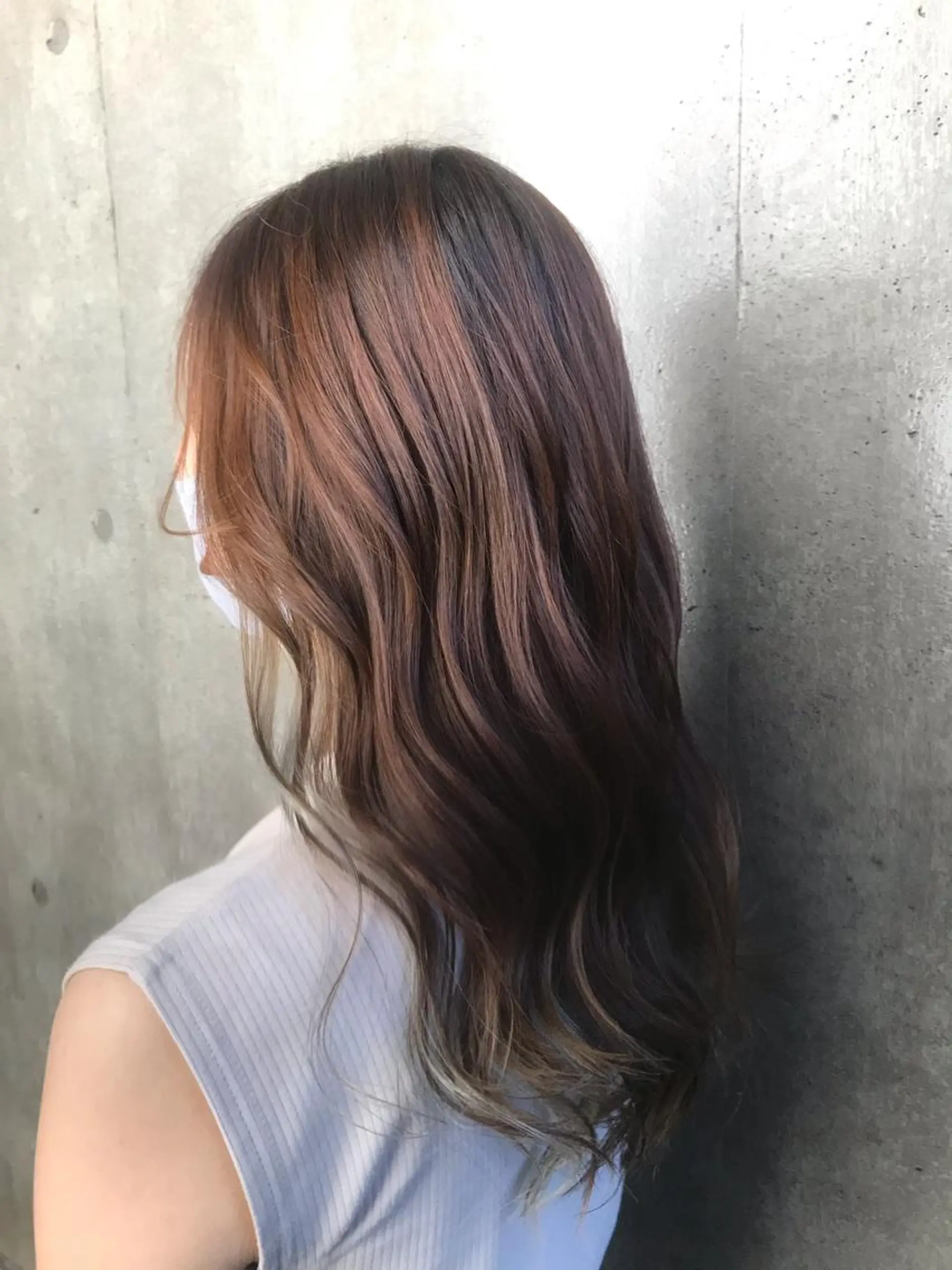 セミロング 松本平太郎美容室大宮店所属・もりたみかこ 美容師お休み中のヘアスタイル