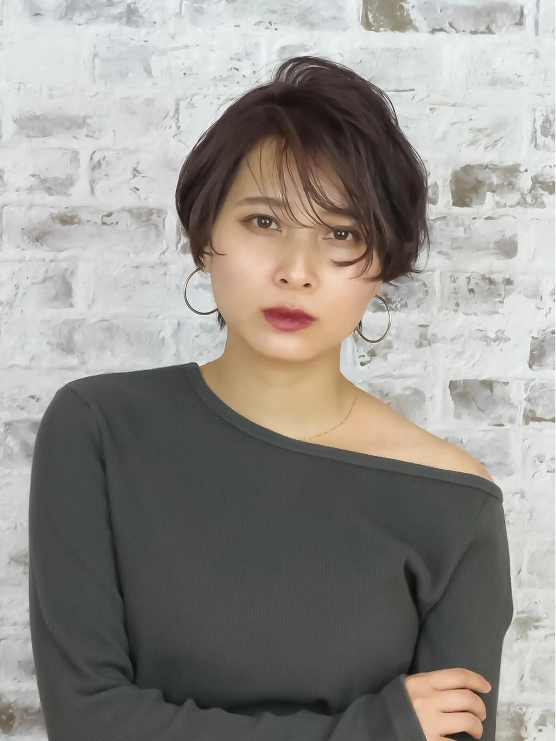 ショート ショートヘア ヤマダ ショウコのヘアスタイル