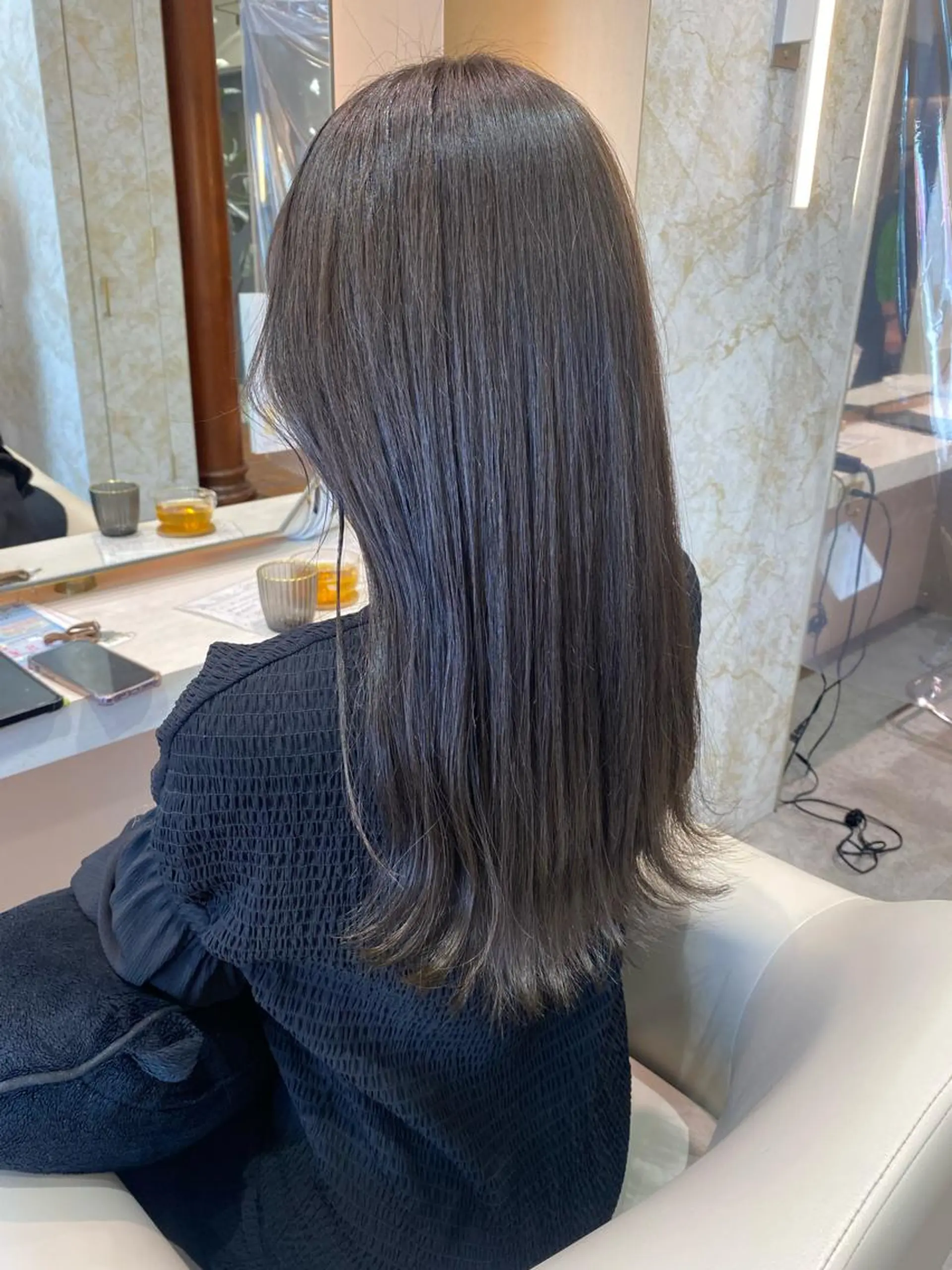 ロング カラー 店長/mao/ 前髪/顔周りカットのヘアスタイル