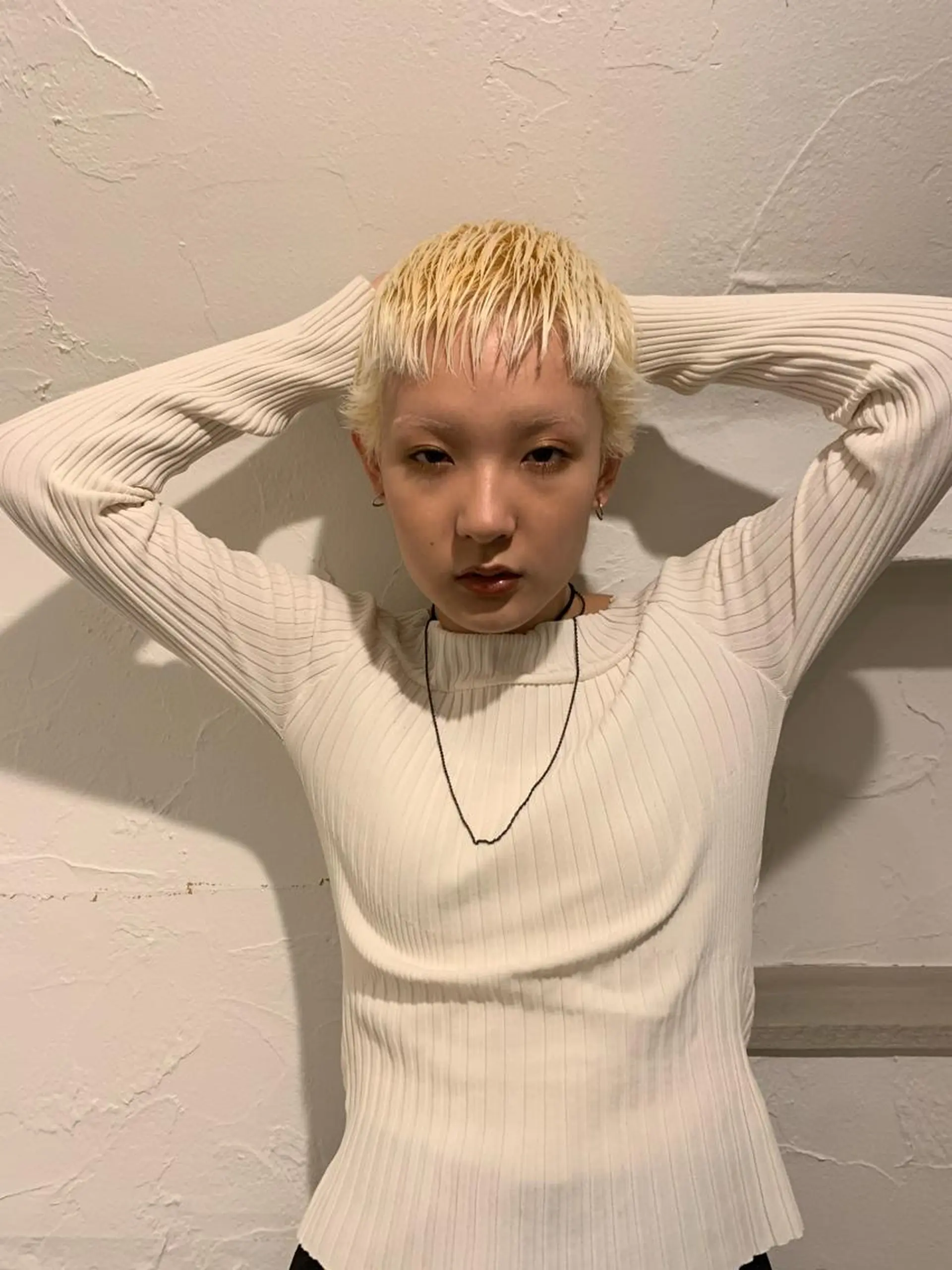 ショート カラー 退色まで透明感ある ダブルカラー/リクのヘアスタイル