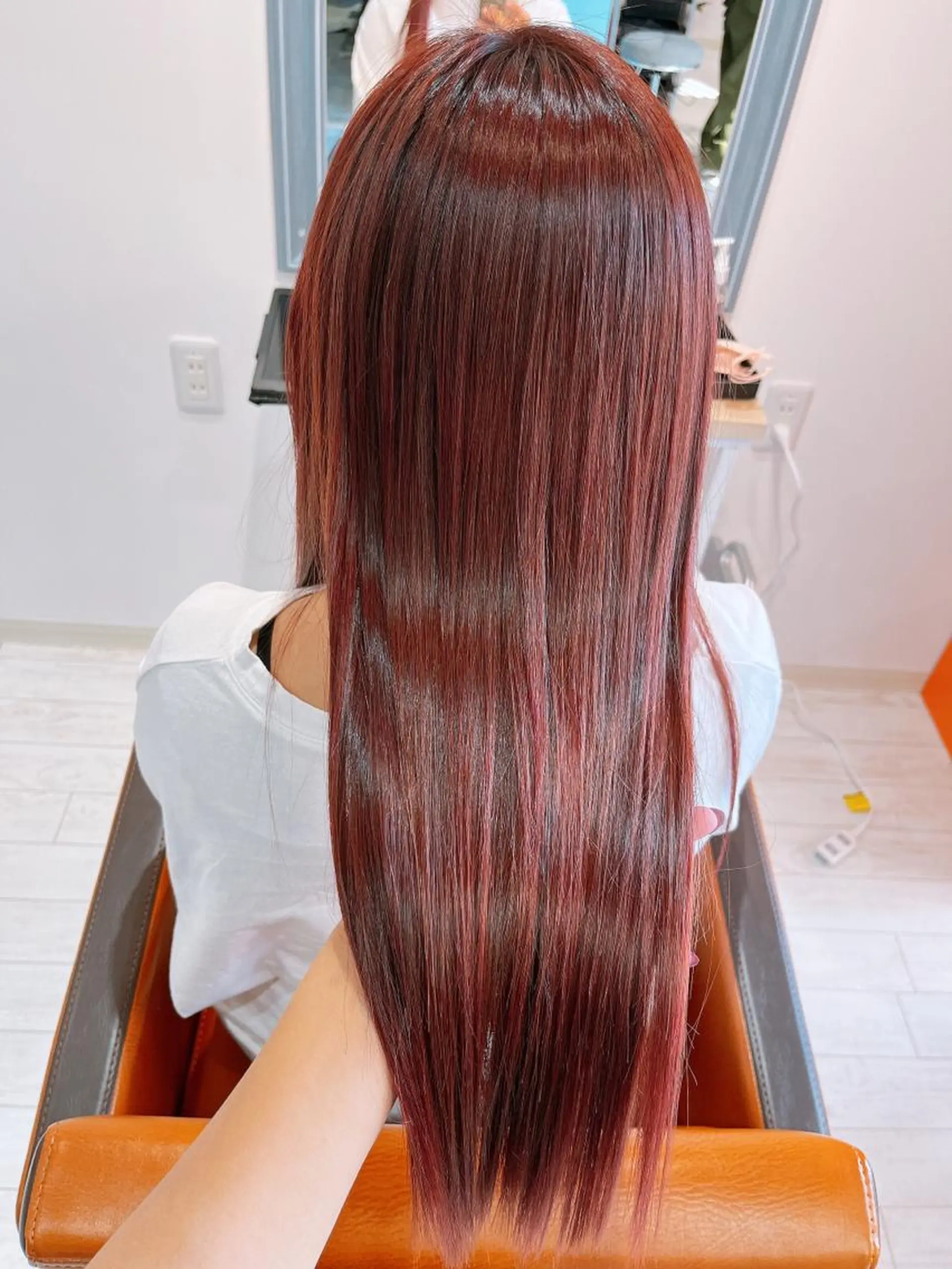 ロング カラー レッドカラー 髪質改善 ✨️💎山口 真依💎✨️のヘアスタイル