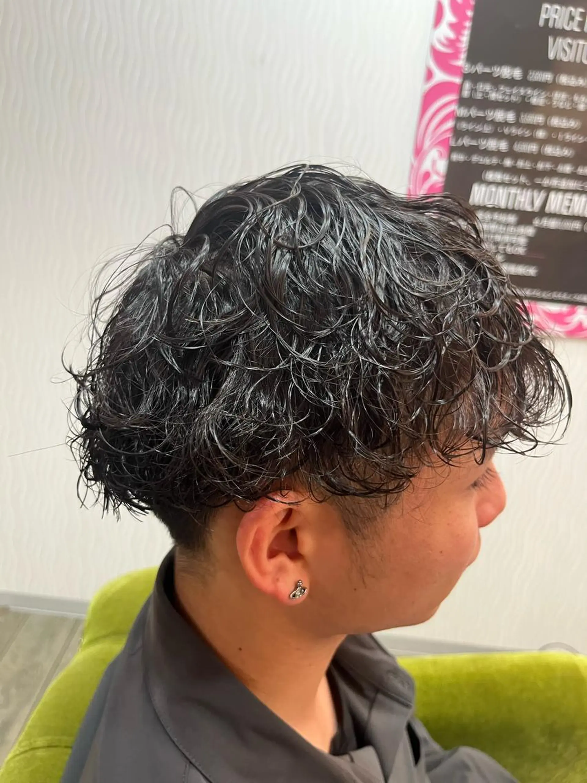 パーマ メンズ メンズパーマ カット hairLOOP所属・西院LOOP sayakaのヘアスタイル