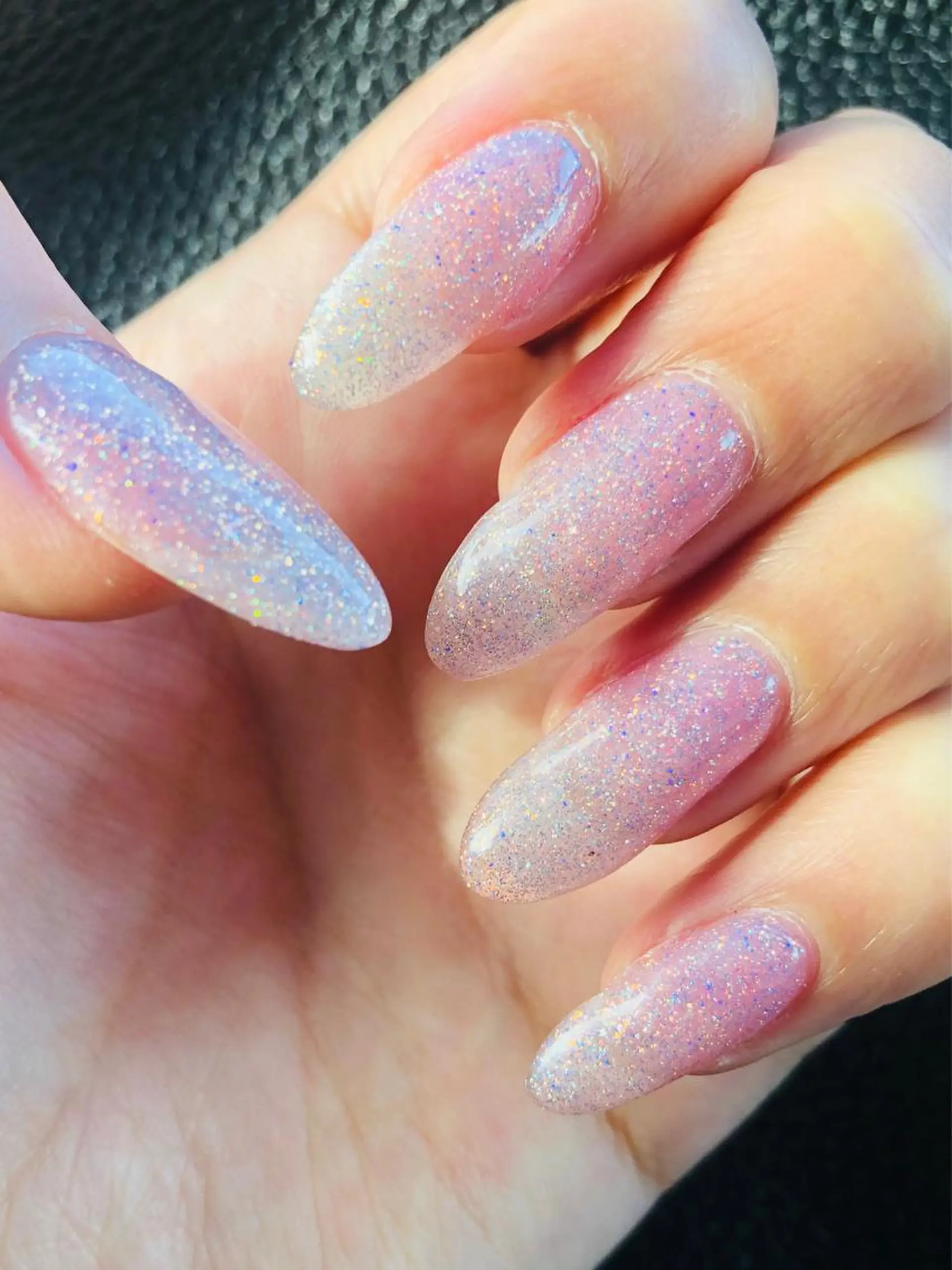 ネイル ラメ(グリッター) Beauty Salon Ace（ネイルサロン　エース）所属・池袋フィルイン Ace♡長さだしのネイルデザイン