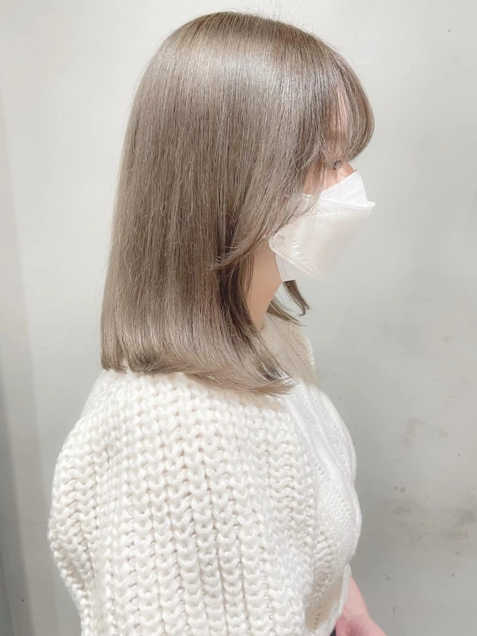 ミディアム カラー 暗髪🐈‍⬛艶髪☔︎ 愛弥のヘアスタイル