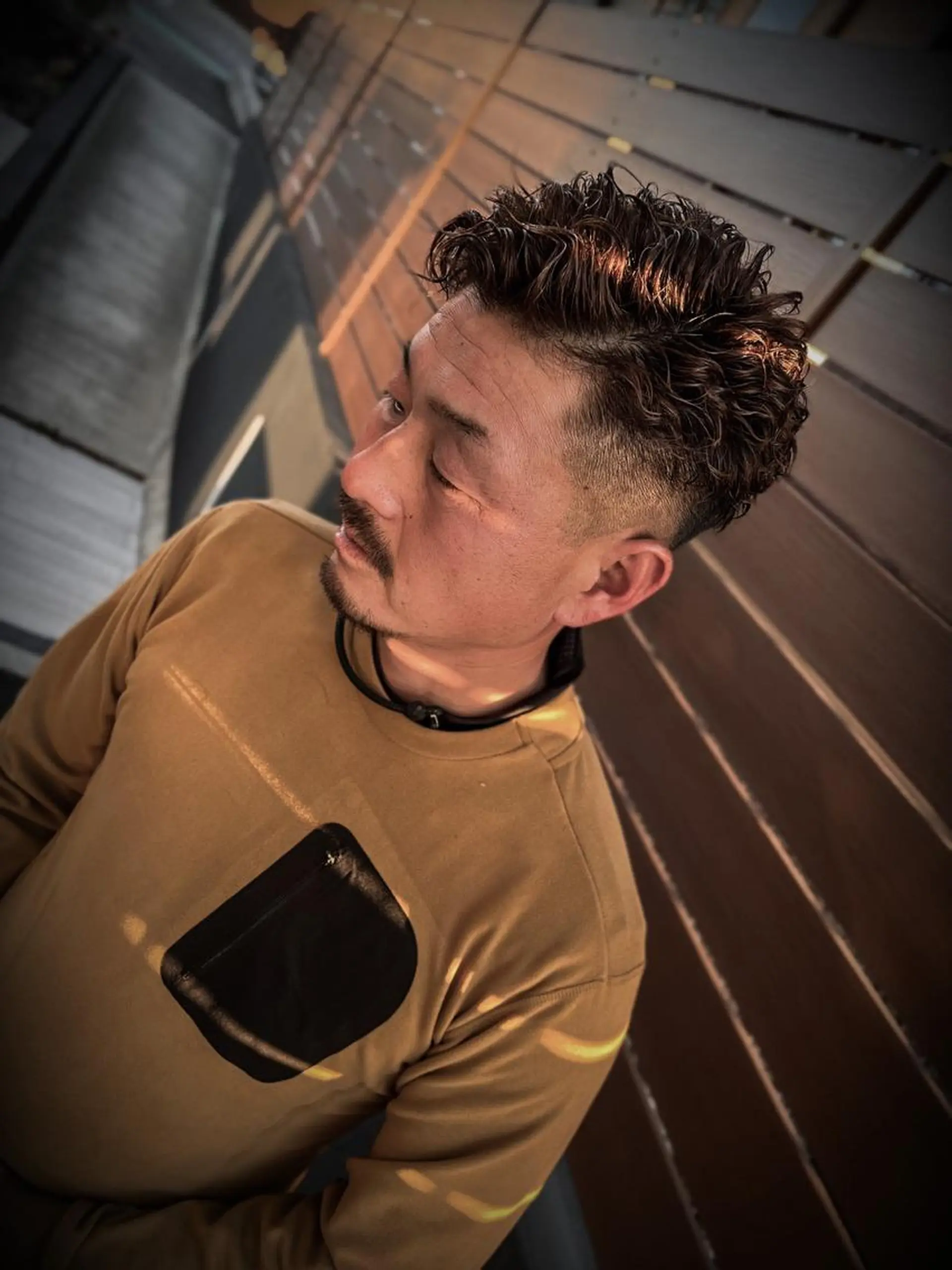 パーマ メンズ メンズパーマ GO TODAY シェアサロン  名古屋店所属・守屋 智紀のヘアスタイル