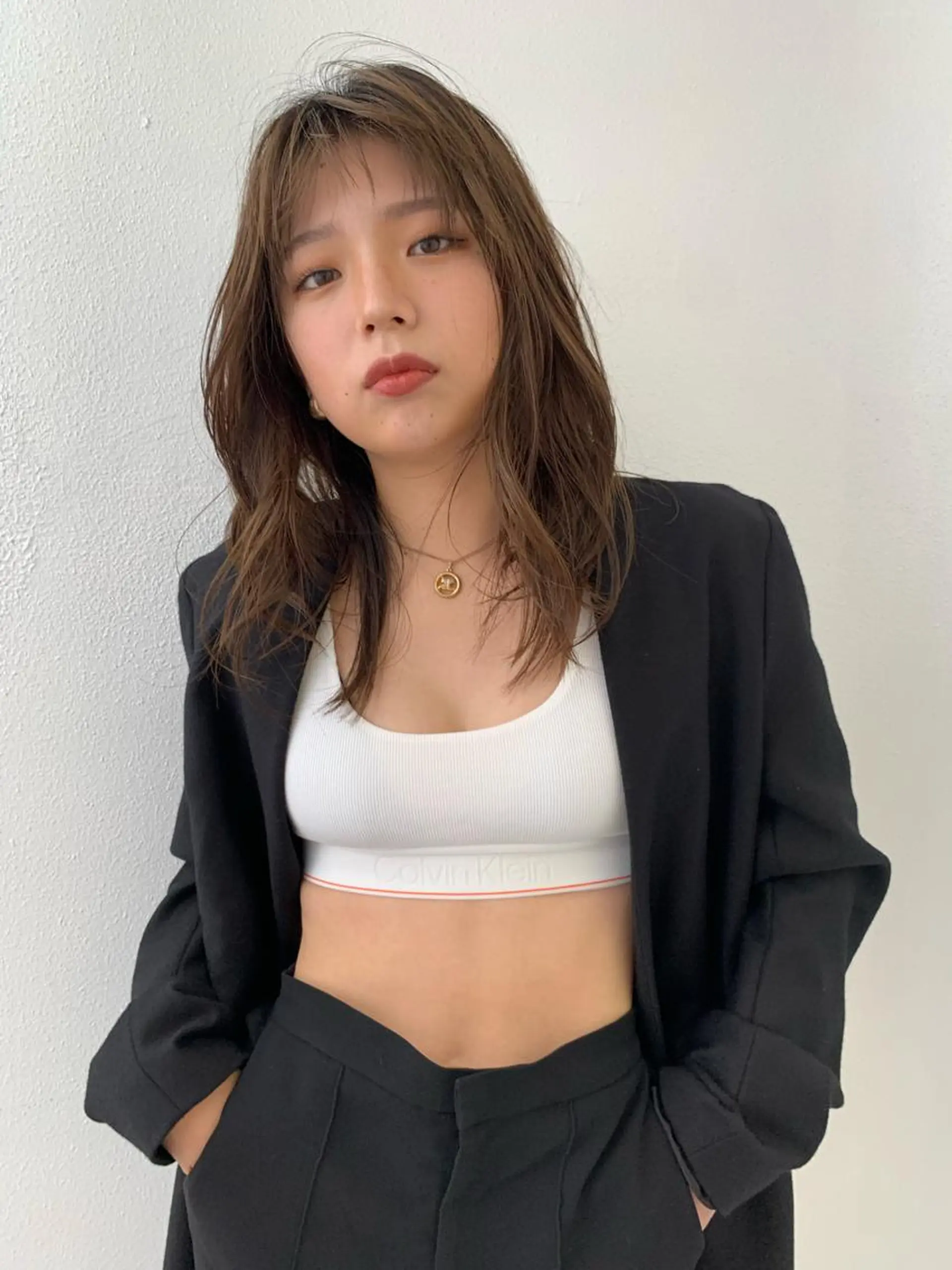 ミディアム カラー カット ヘアカラー 《ウルフ/レイヤー/ 似合わせ》山本祐輔のヘアスタイル