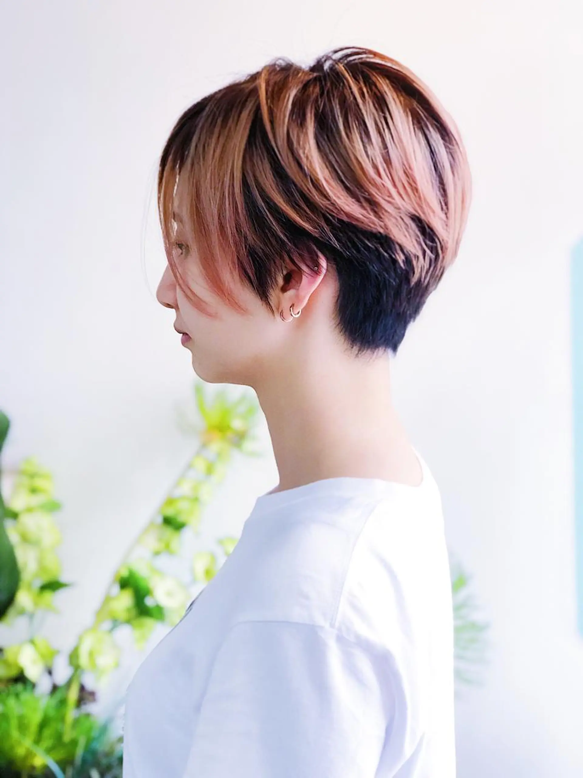 ショート カラー ショートボブ縮毛矯正 髪質改善のプロ山道潤のヘアスタイル