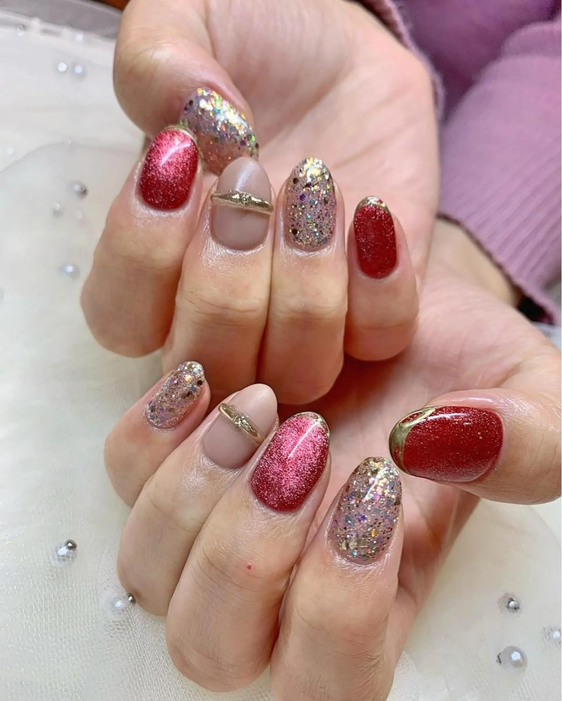 ネイル ハンドネイル glow_ nailのネイルデザイン