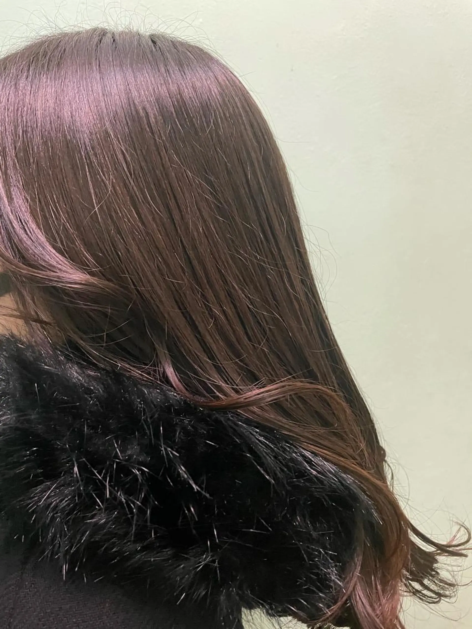 セミロング アッシュ モテ髪🎀aoi/ シールエクステ/池袋のヘアスタイル