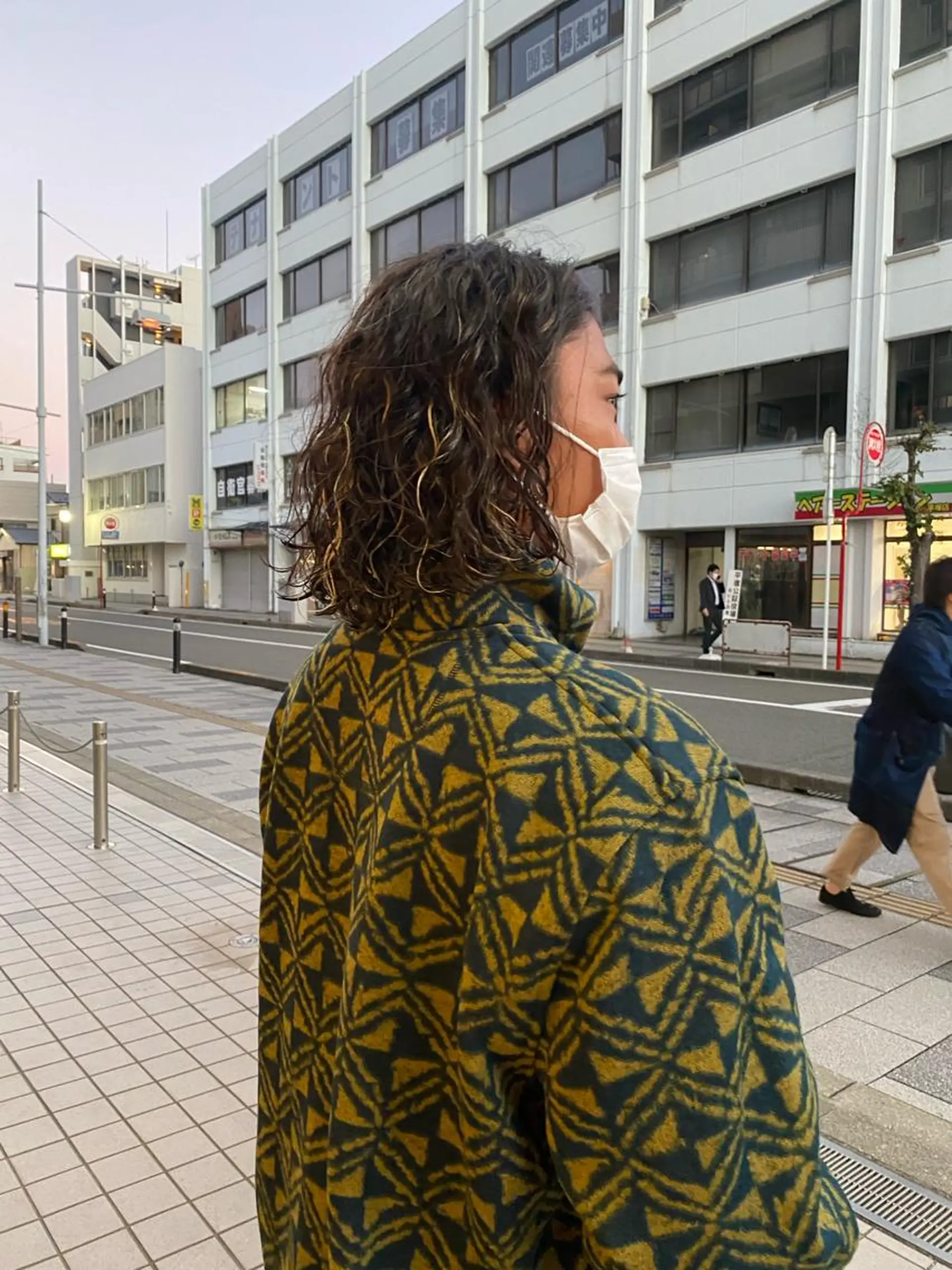 ミディアム パーマ メンズ パーマ指名No1 /namiのヘアスタイル