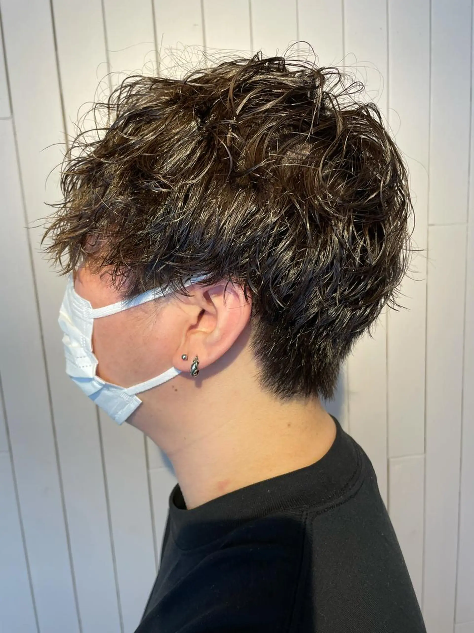 ショート メンズ カット パーマ ❣️モードケイズ塚口 和田一将のヘアスタイル